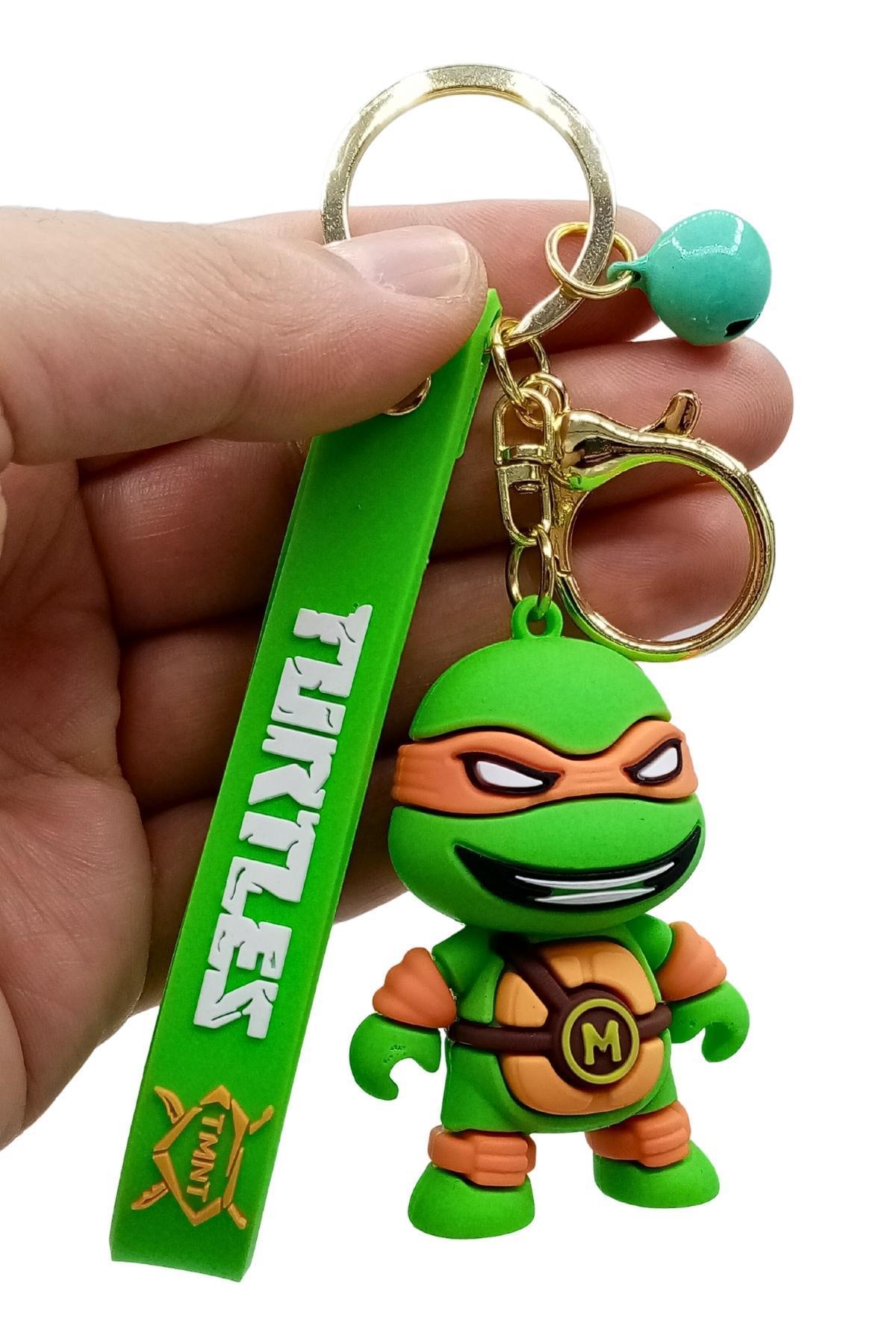Amerika Birleşik DevletleriDünyadan HediyelerDNY-HD100638Keskin Hediyelik Eşya Ve TekstilNinja Turtles 3D Michelangelo Silikon Anahtarlık Ninja Kaplumbağa