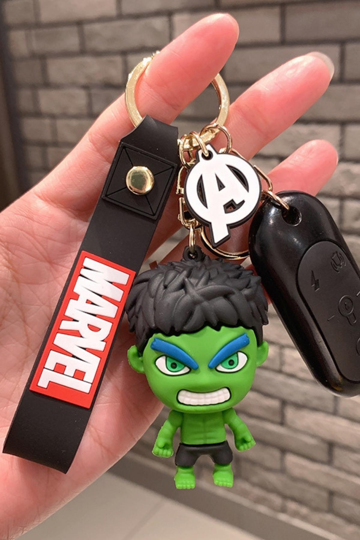 Amerika Birleşik DevletleriDünyadan HediyelerDNY-HD100641Keskin Hediyelik Eşya Ve TekstilHulk 3D Silikon Anahtarlık Marvel