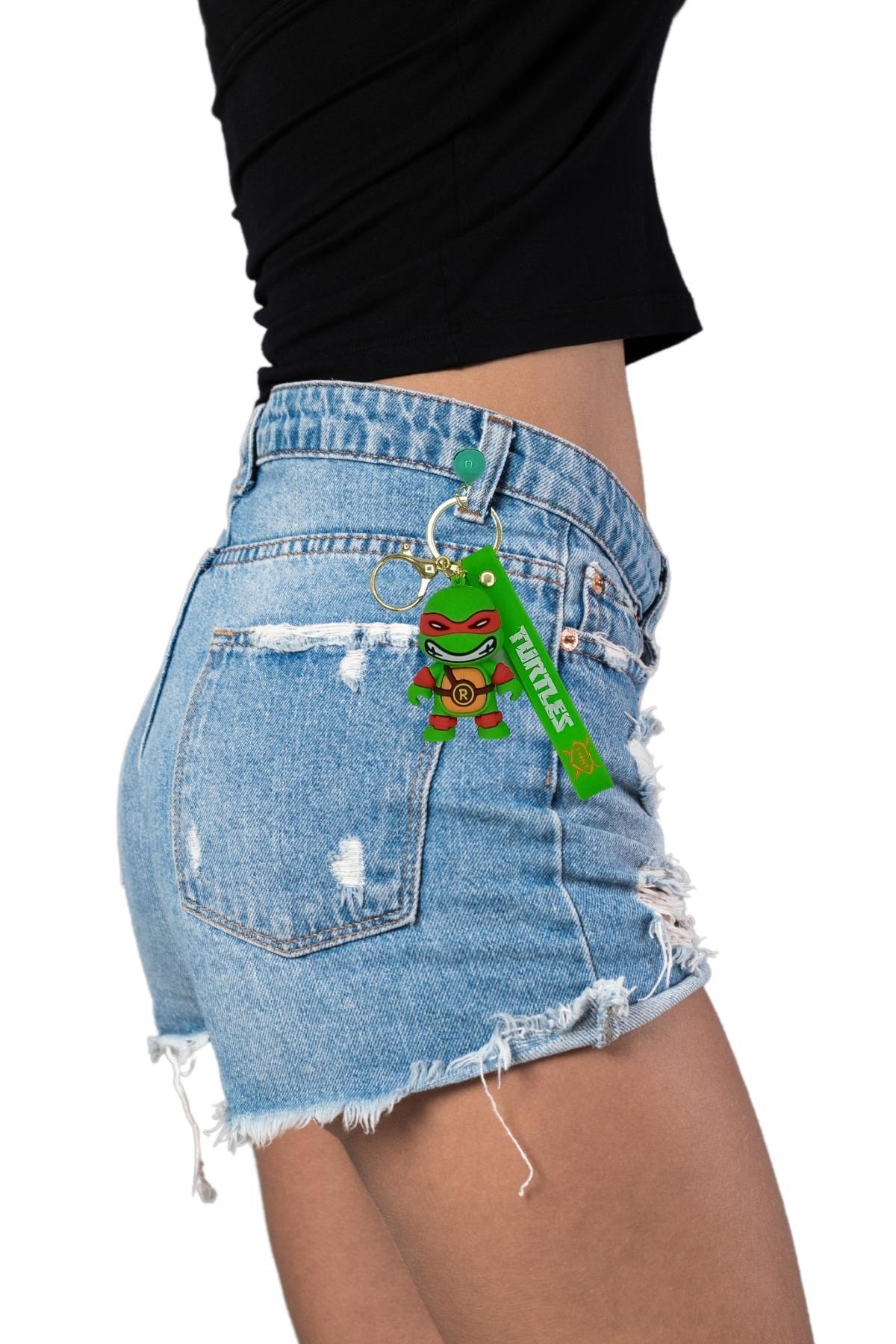 Amerika Birleşik DevletleriDünyadan HediyelerDNY-HD100639Keskin Hediyelik Eşya Ve TekstilNinja Turtles 3D Raphael Silikon Anahtarlık Ninja Kaplumbağa