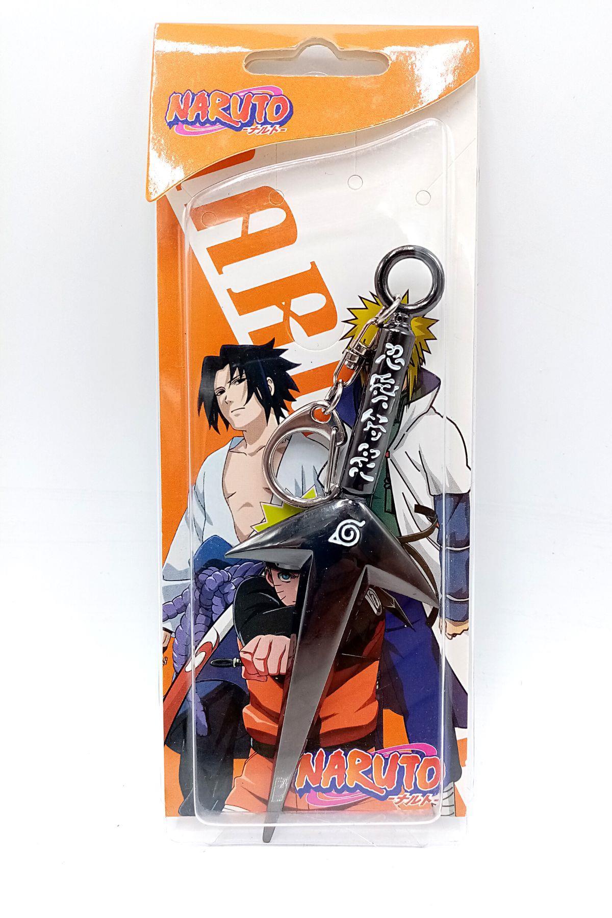 Amerika Birleşik DevletleriDünyadan HediyelerDNY-HD100352Keskin Hediyelik Eşya Ve TekstilNaruto Shuriken Kunai Anahtarlık Kolye 3D Metal Sasuke Uchiha Ninja Kunai 13cm