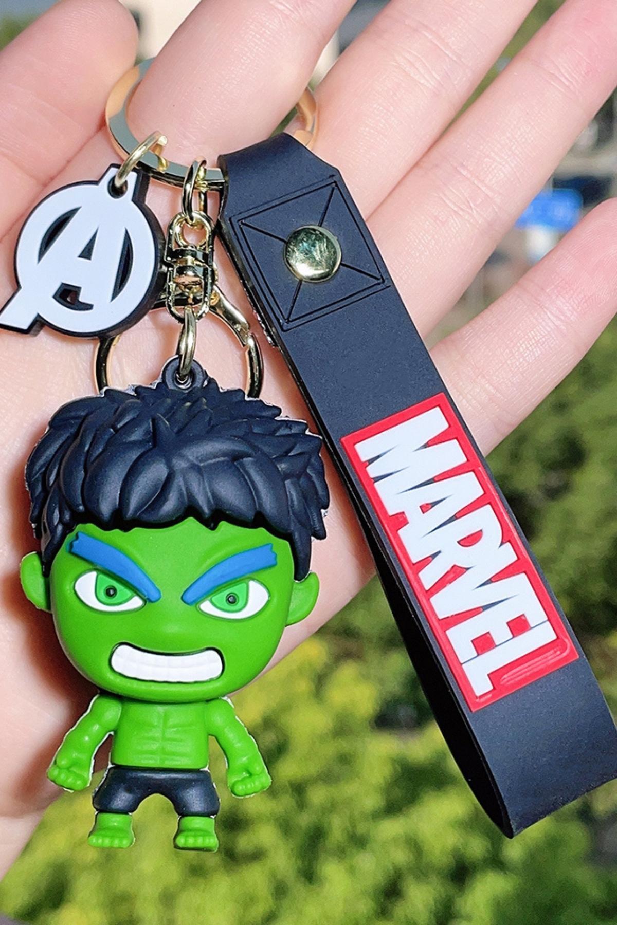Amerika Birleşik DevletleriDünyadan HediyelerDNY-HD100641Keskin Hediyelik Eşya Ve TekstilHulk 3D Silikon Anahtarlık Marvel