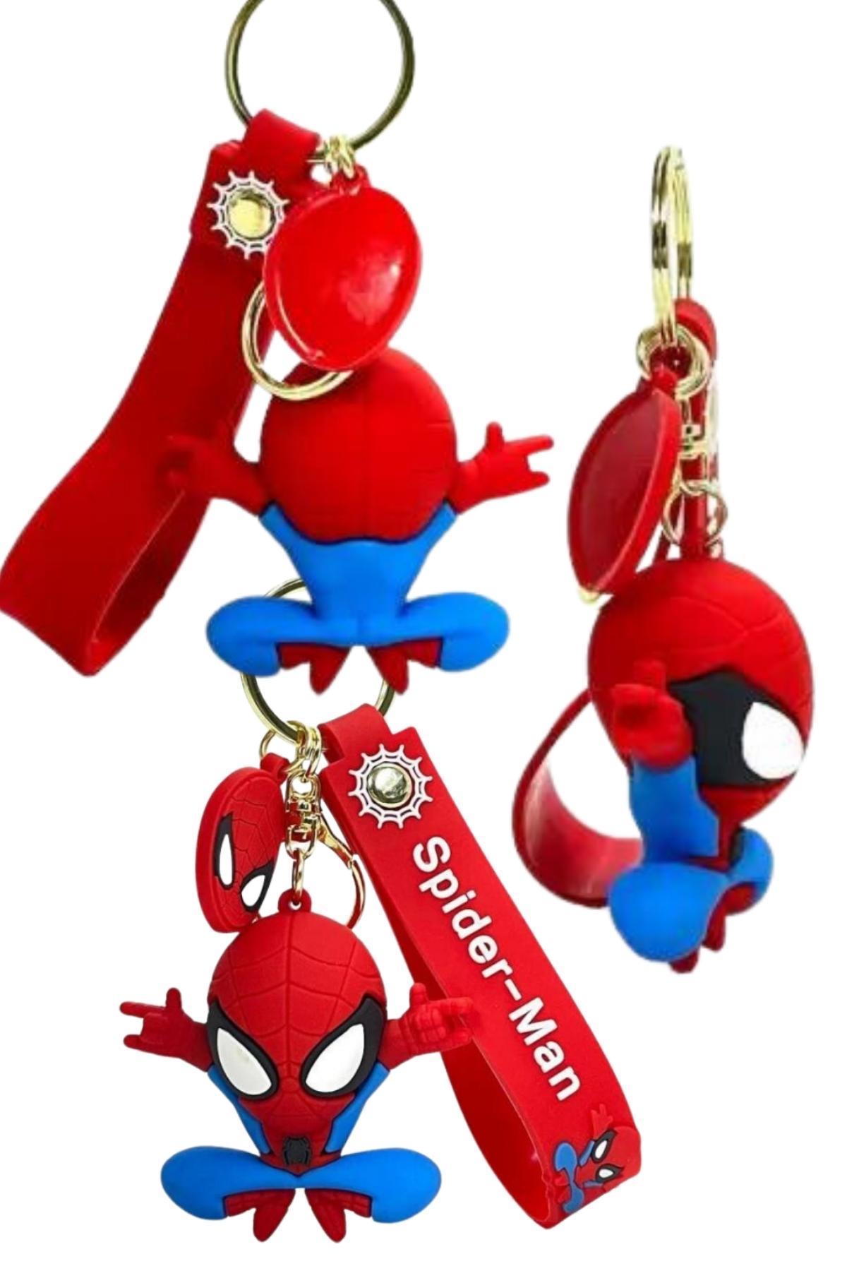 Amerika Birleşik DevletleriDünyadan HediyelerDNY-HD100630Keskin Hediyelik Eşya Ve TekstilSpider Man 3D Örümcek Adam Silikon Anahtarlık No.2