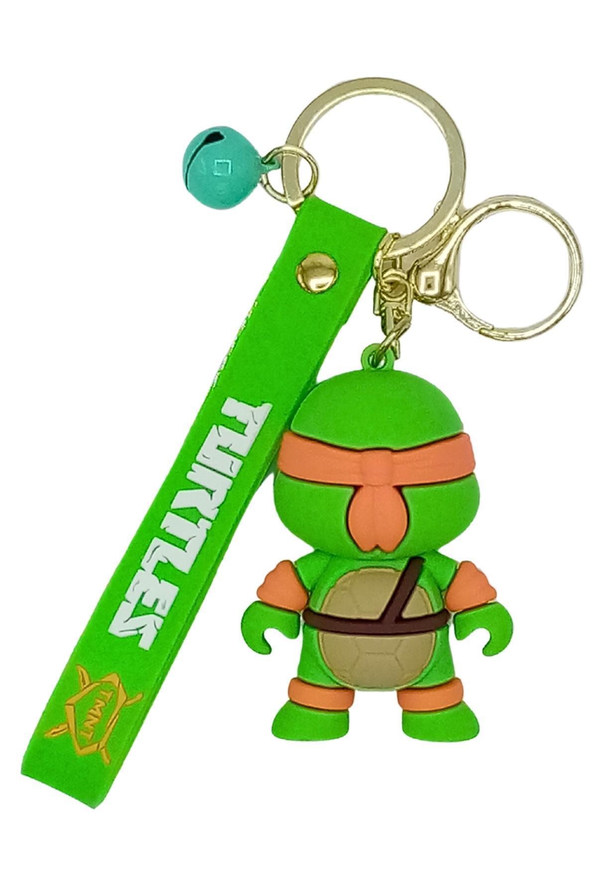 Amerika Birleşik DevletleriDünyadan HediyelerDNY-HD100638Keskin Hediyelik Eşya Ve TekstilNinja Turtles 3D Michelangelo Silikon Anahtarlık Ninja Kaplumbağa