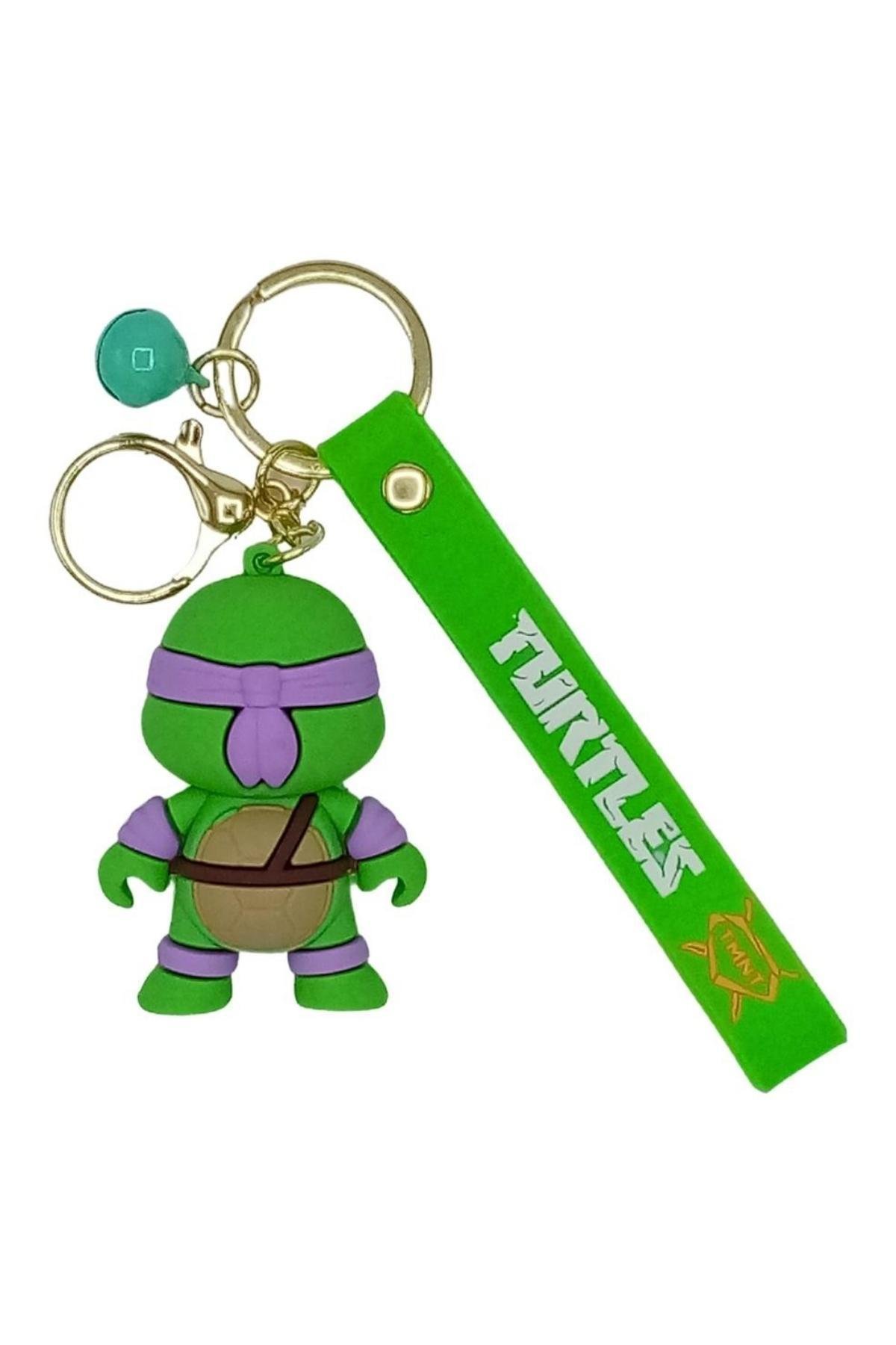 Amerika Birleşik DevletleriDünyadan HediyelerDNY-HD100637Keskin Hediyelik Eşya Ve TekstilNinja Turtles 3D Donatello Silikon Anahtarlık Ninja Kaplumbağa