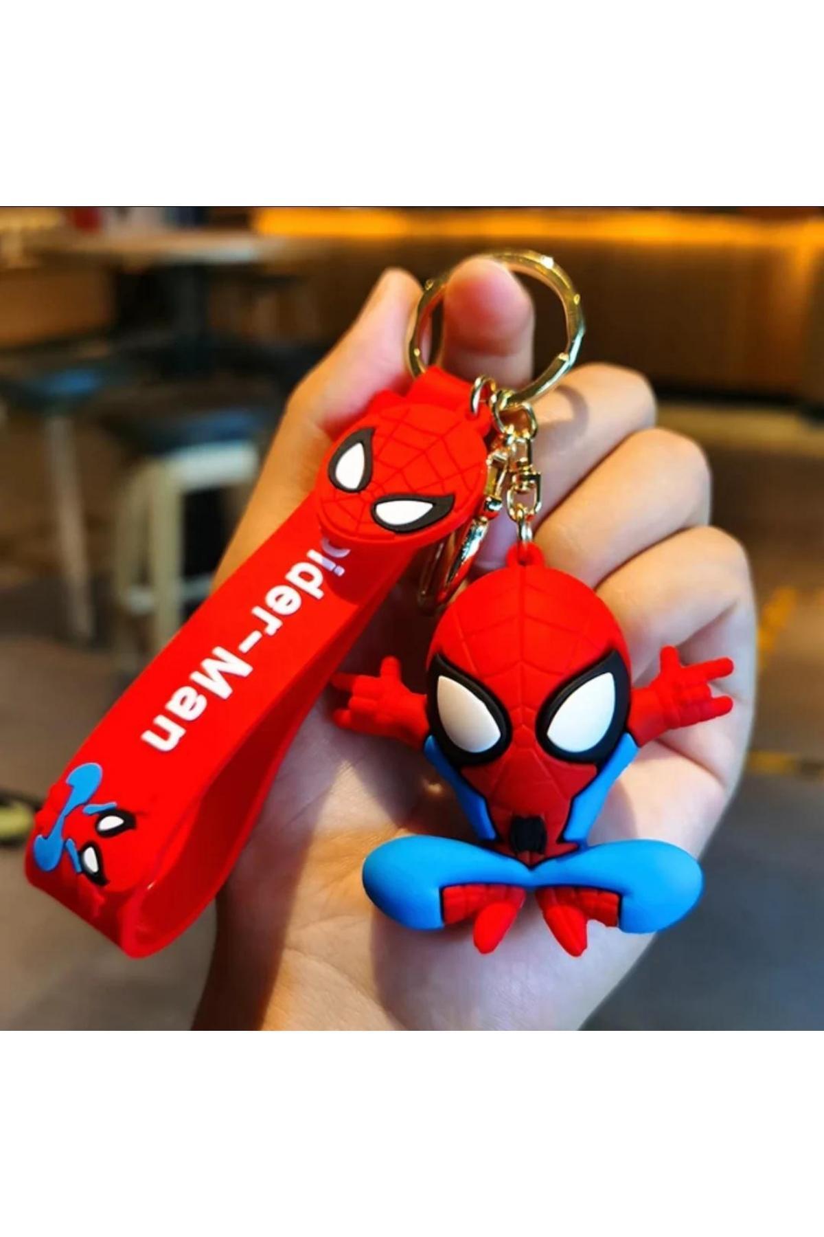 Amerika Birleşik DevletleriDünyadan HediyelerDNY-HD100630Keskin Hediyelik Eşya Ve TekstilSpider Man 3D Örümcek Adam Silikon Anahtarlık No.2