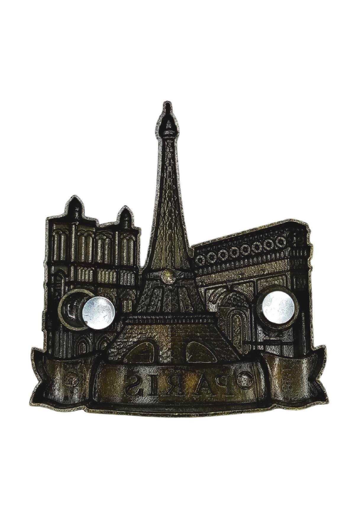 FransaDünyadan HediyelerDNY-HDMTLMGNT375Keskin Hediyelik Eşya Ve TekstilVintage Metal 3D Magnet Paris Fransa 7 cm