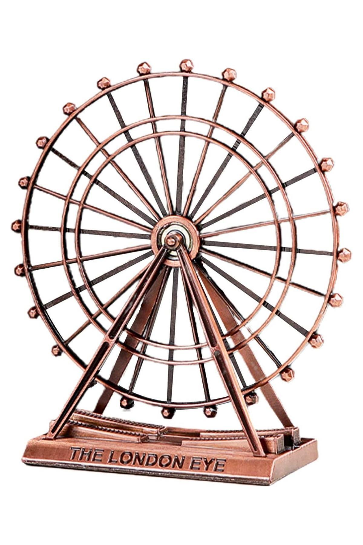 İngiltereDünyadan HediyelerDNY-HD100860Keskin Hediyelik Eşya Ve TekstilVintage Metal İngiltere London Eye Biblo Antik Bakır 9 cm