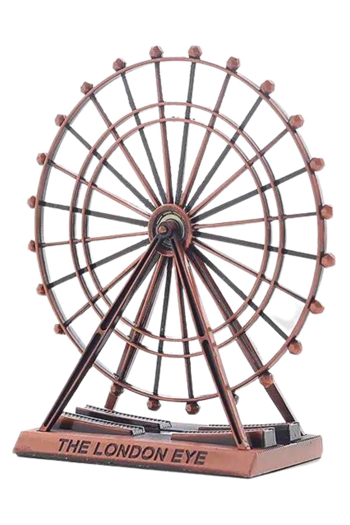 İngiltereDünyadan HediyelerDNY-HD100860Keskin Hediyelik Eşya Ve TekstilVintage Metal İngiltere London Eye Biblo Antik Bakır 9 cm
