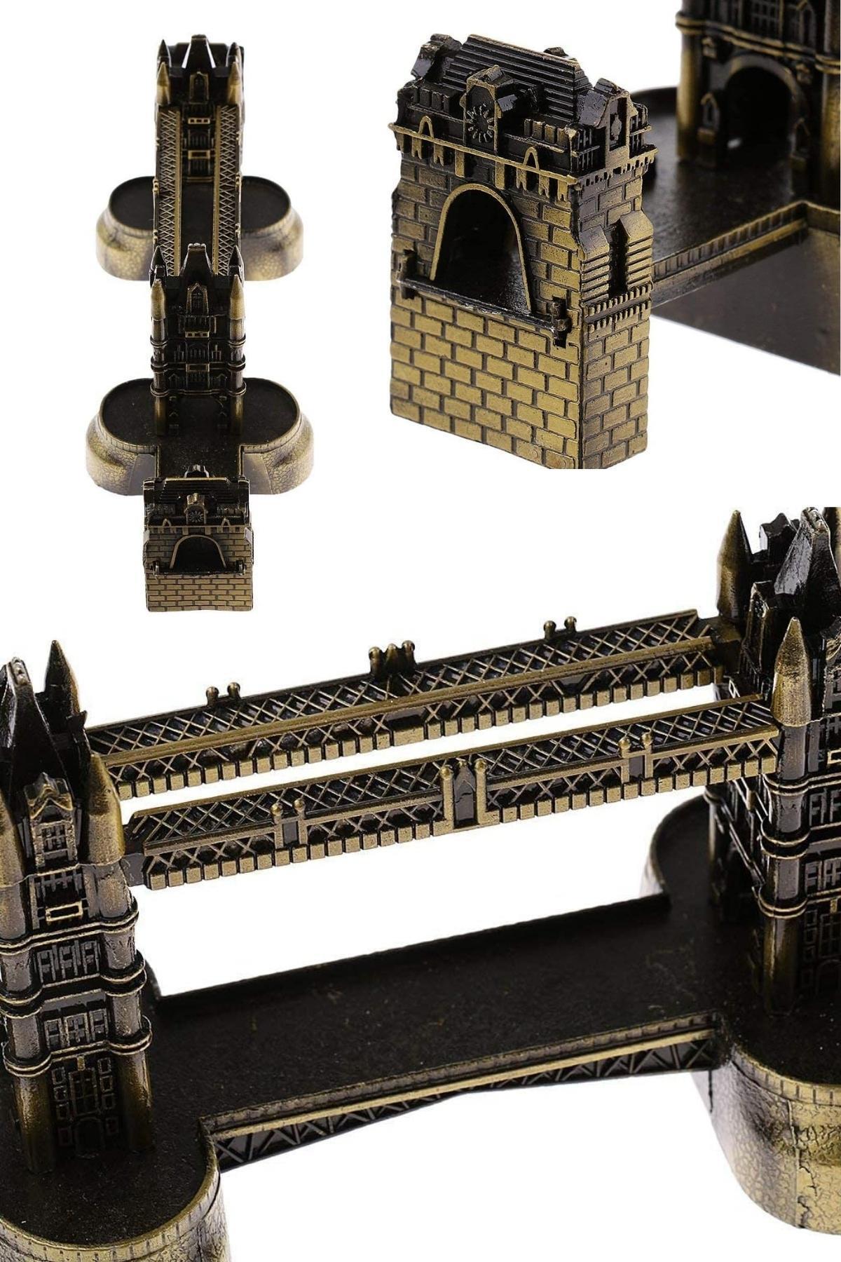İngiltereDünyadan HediyelerDNY-HD100872Keskin Hediyelik Eşya Ve TekstilVintage Metal İngiltere London Tower Bridge Biblo Antik Bronz 20 cm