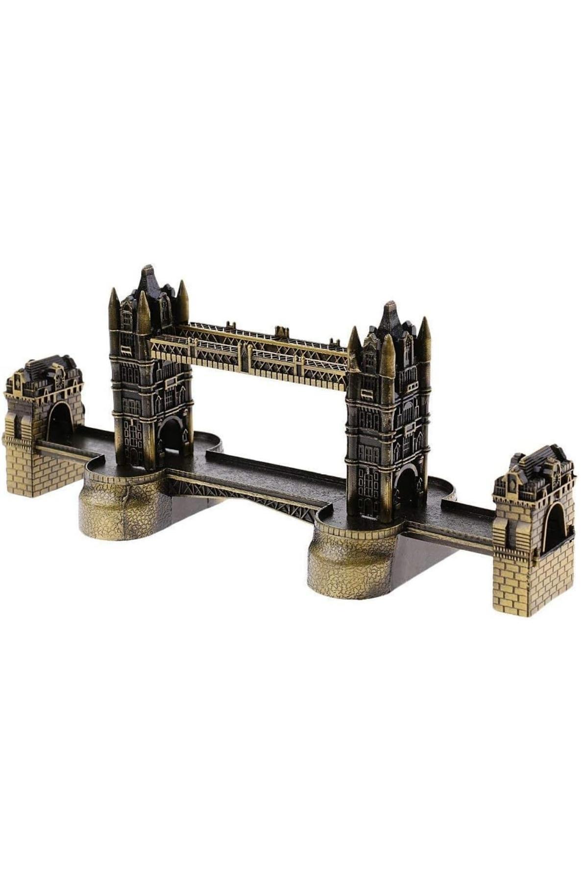İngiltereDünyadan HediyelerDNY-HD100872Keskin Hediyelik Eşya Ve TekstilVintage Metal İngiltere London Tower Bridge Biblo Antik Bronz 20 cm