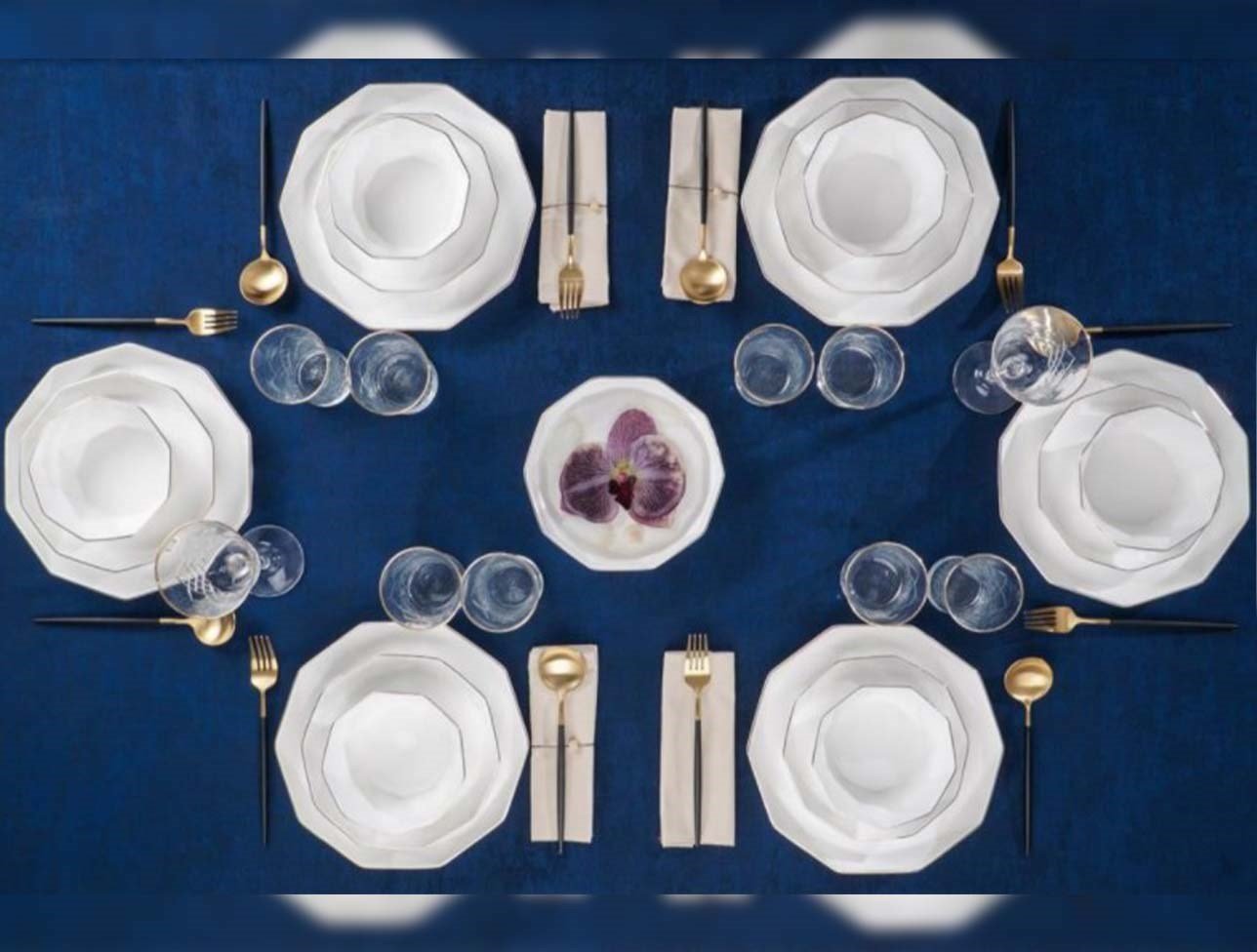 ACAR BIANCO DİAMOND COLLECTİON 24 PRC YEMEK TAKIMI