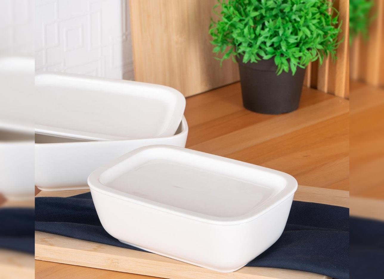 ACAR BİANCO PERLA KAPAKLI FIRIN KABI