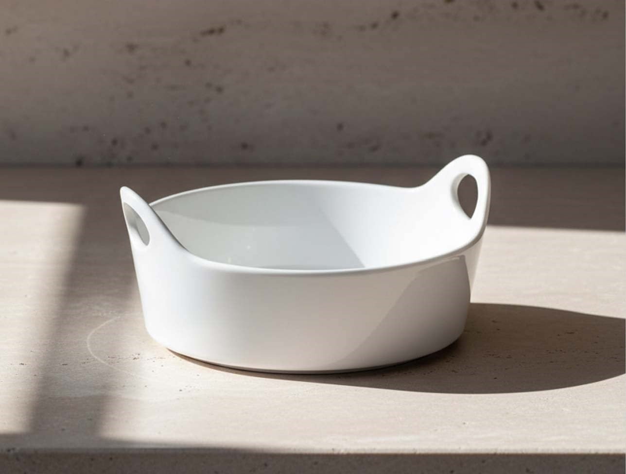 ACAR BİANCO PERLA OVAL KASE SCT05398