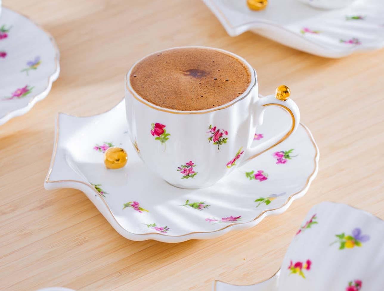 ACAR LADUREE 6 K. KAHVE FİNCAN TAKIMI 75 ML