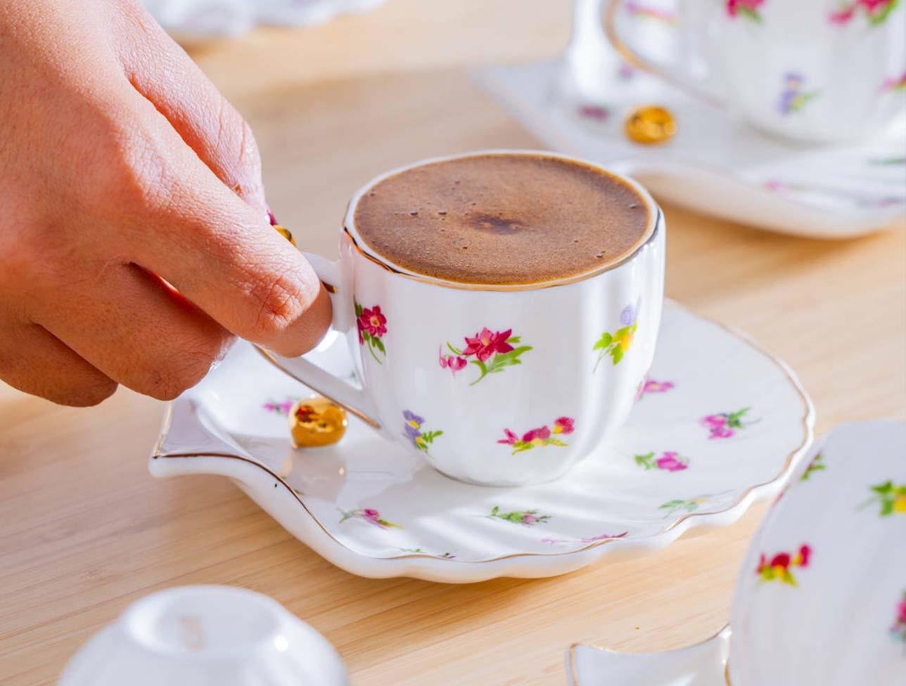 ACAR LADUREE 6 K. KAHVE FİNCAN TAKIMI 75 ML