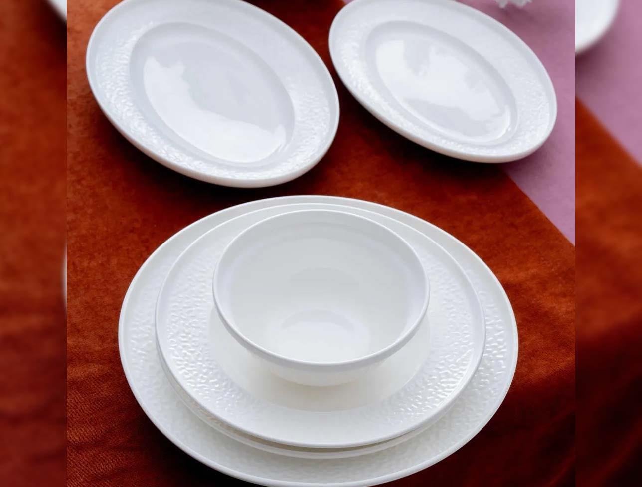 ACAR LAVERNA 27 PARÇA BEYAZ YEMEK TAKIMI HXF-06530