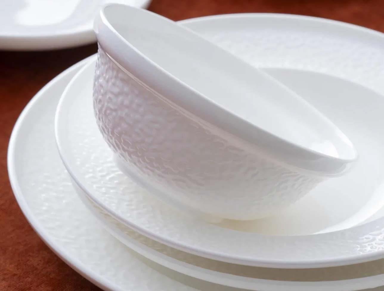 ACAR LAVERNA 27 PARÇA BEYAZ YEMEK TAKIMI HXF-06530