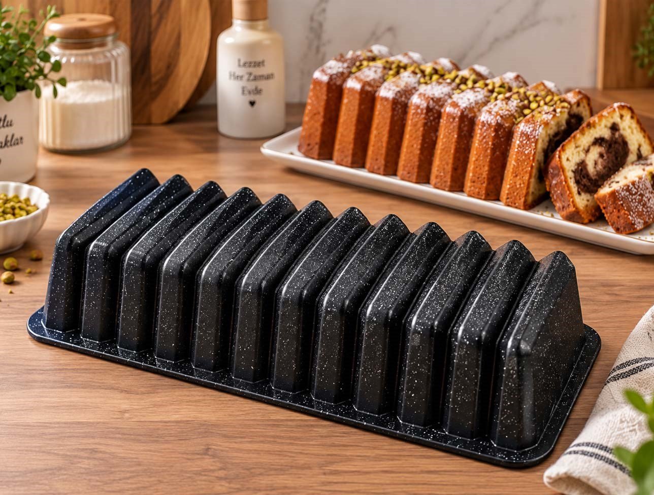 AROW BAKEVİA SiYAH DÖKÜM BATON KEK KALIBI TR-8183