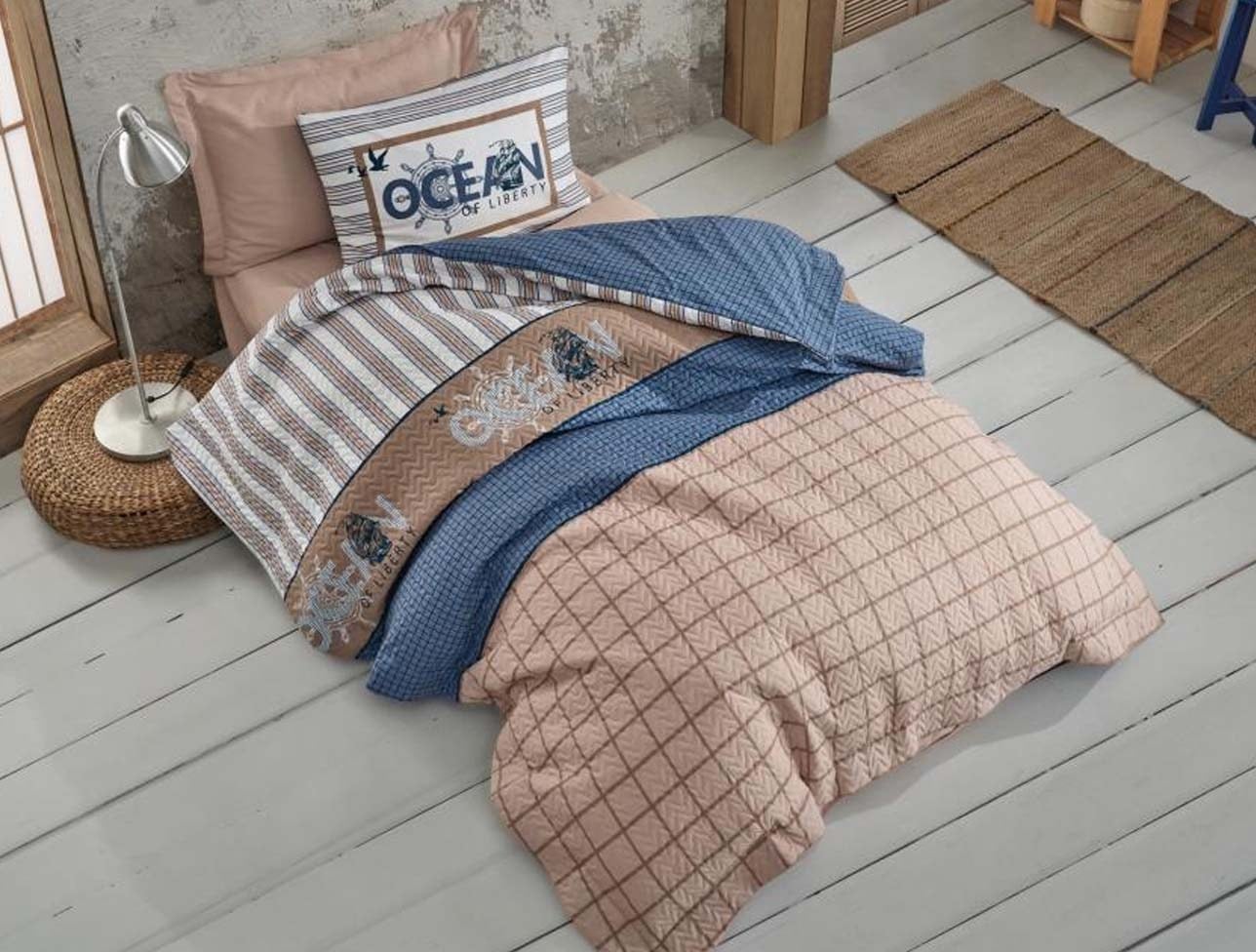CB COMPLETE OCEAN LAÇİVERT TEK KİŞİLİK FİTTED