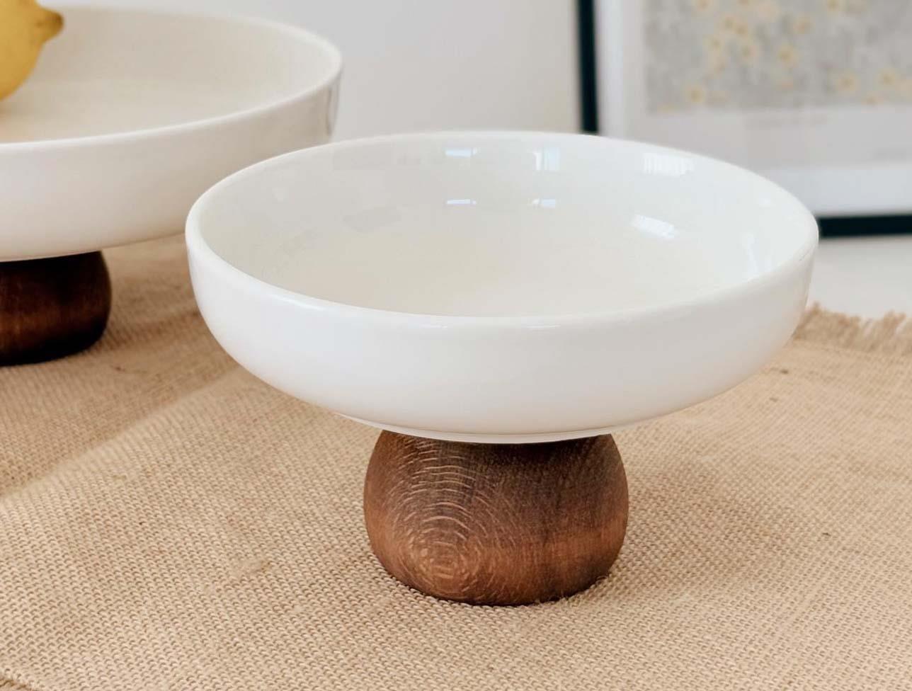 COŞ AYAKLI PORSELEN SUNUMLUK MİNİ K:18 COS-8004