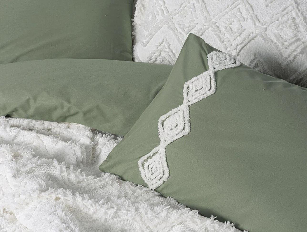 COTTON CB LIMI  KREM YATAK ÖRTÜSÜ TAKIMI Ç.K.