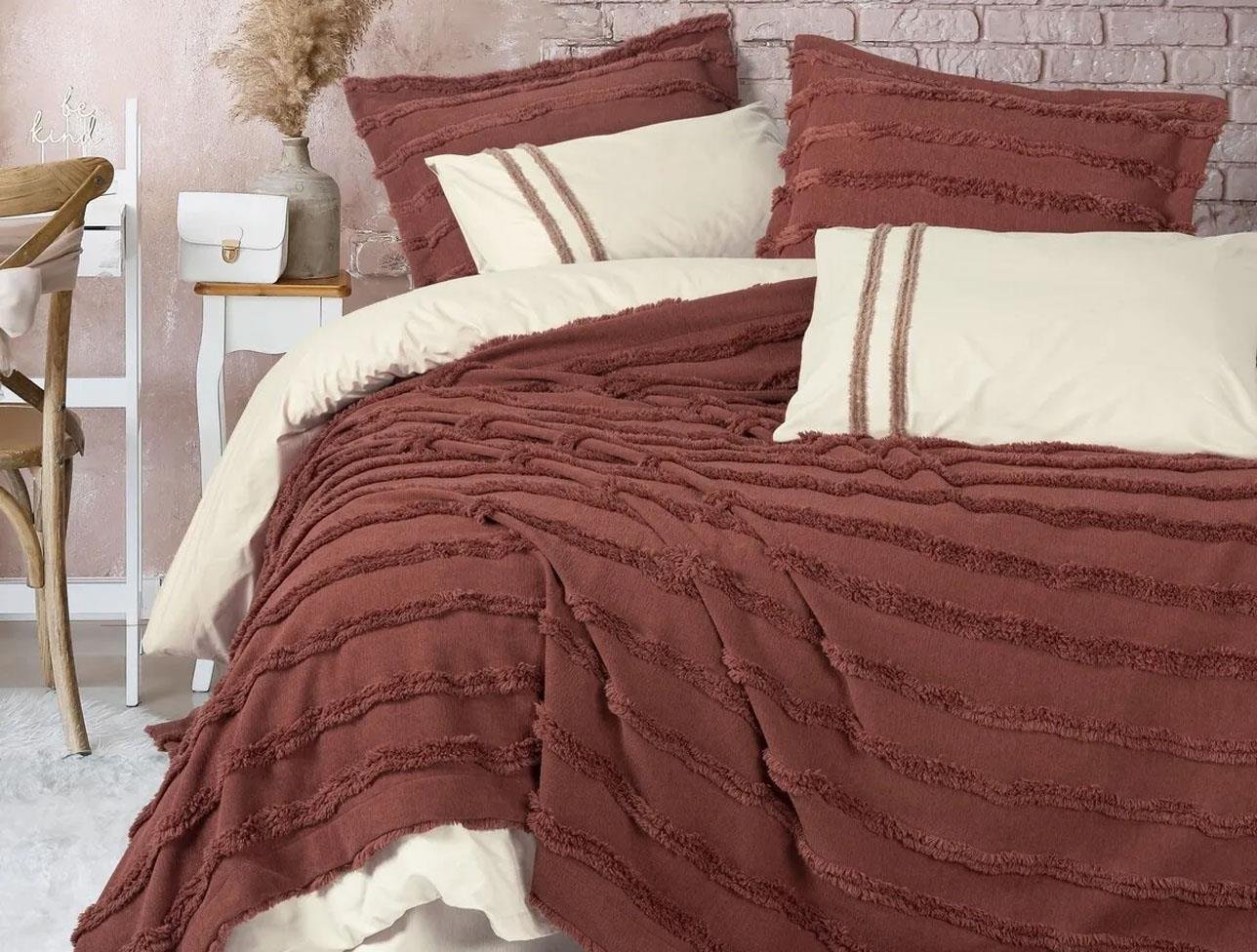 COTTON CB LIMI  TARÇIN YATAK ÖRTÜSÜ TAKIMI Ç.K.