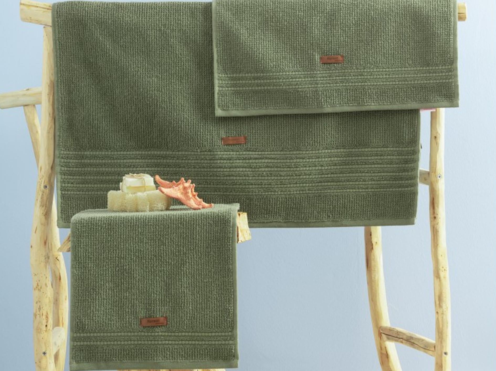 COTTON CB WELLNESS HAVLU SETİ  FORST YEŞİL