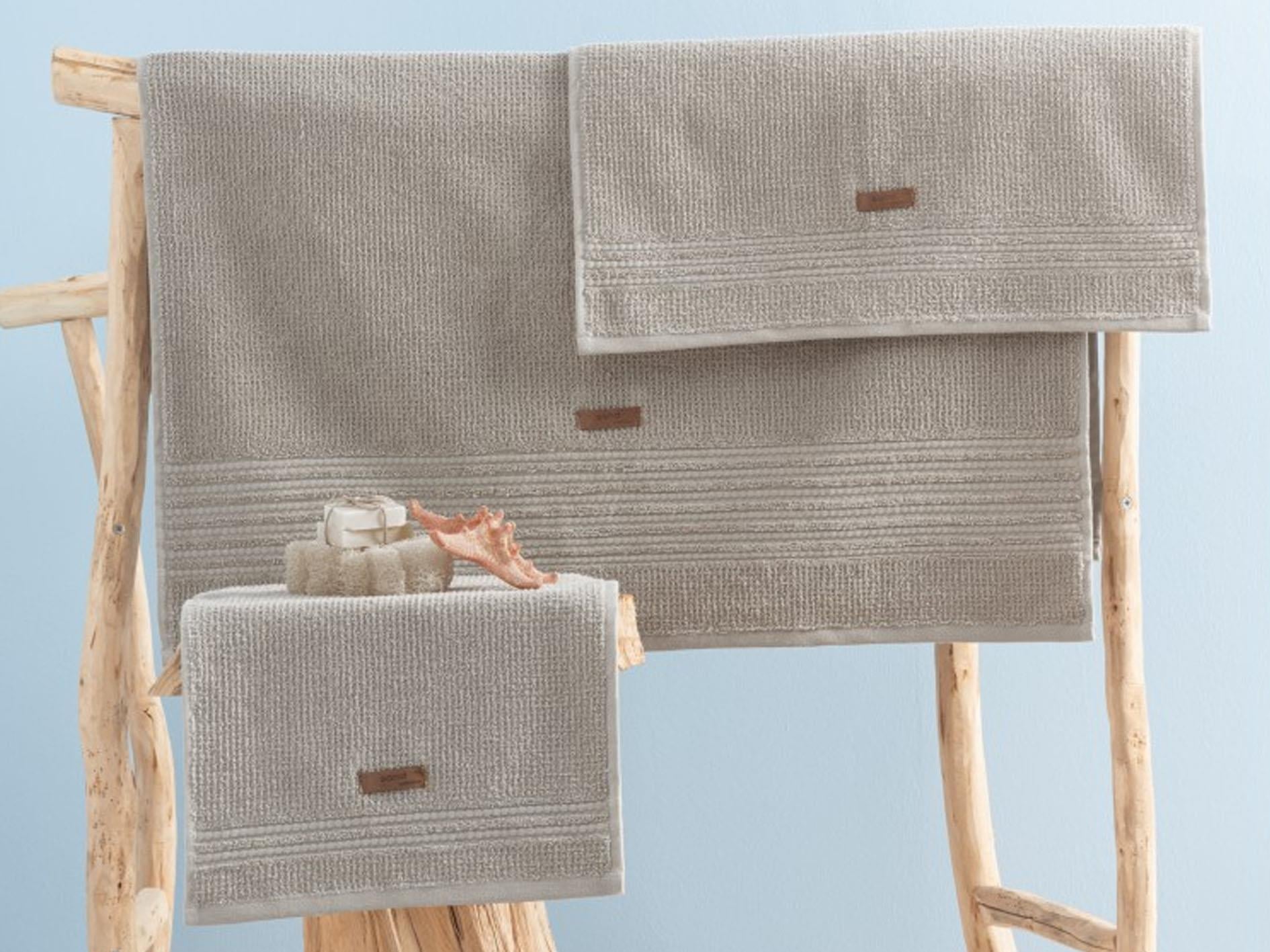 COTTON CB WELLNESS HAVLU SETİ  SAND BEJ
