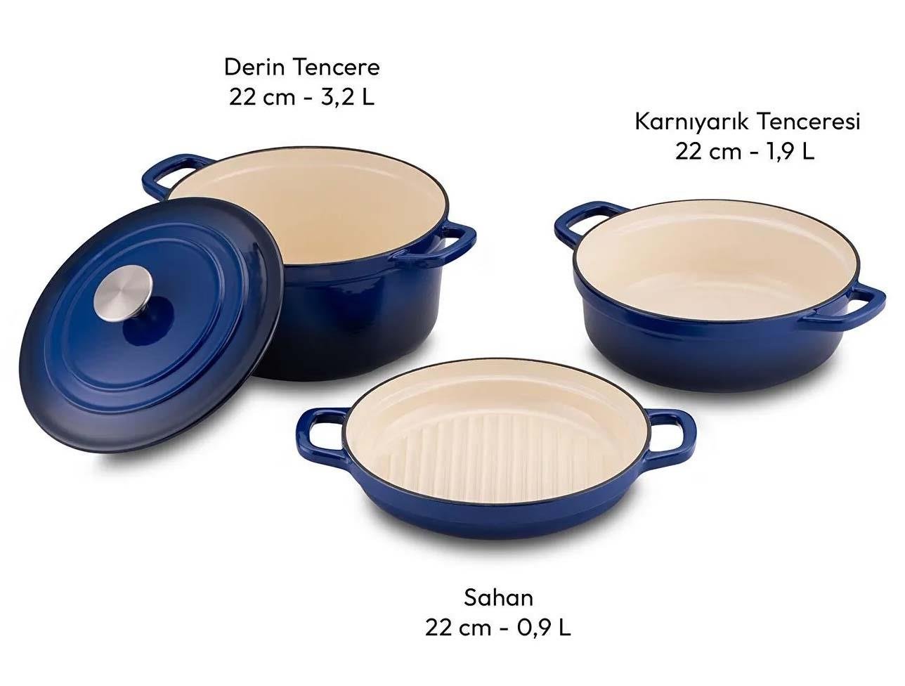 EAN FORTİNO CAST DÖKÜM TENCERE DARK BL