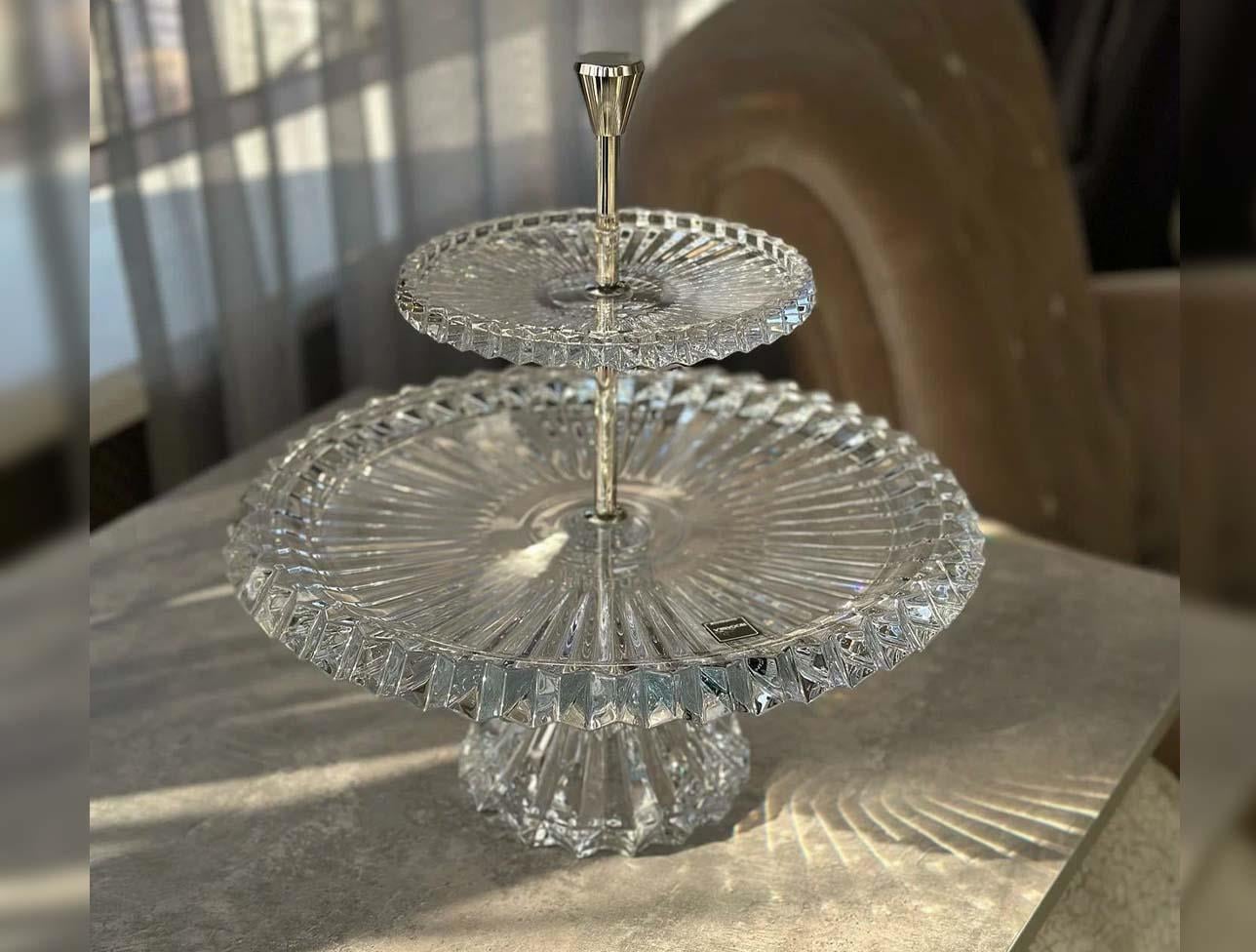 EFEGİL BAVARIA KRSTAL 2 KATLI SUNUMLUK 330X380