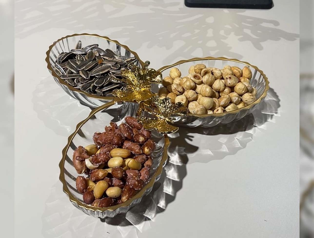 EFEGİL TRP MİX CAM 3LÜ ÇEREZLİK 26*26*7 CM