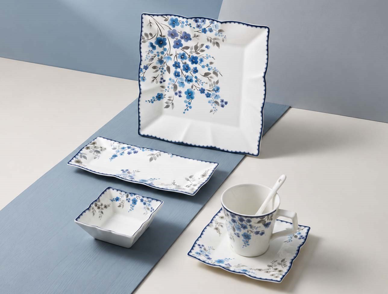 EMSAN AZUR 32 PARÇA KAHVALTI, MULTİCOLOR