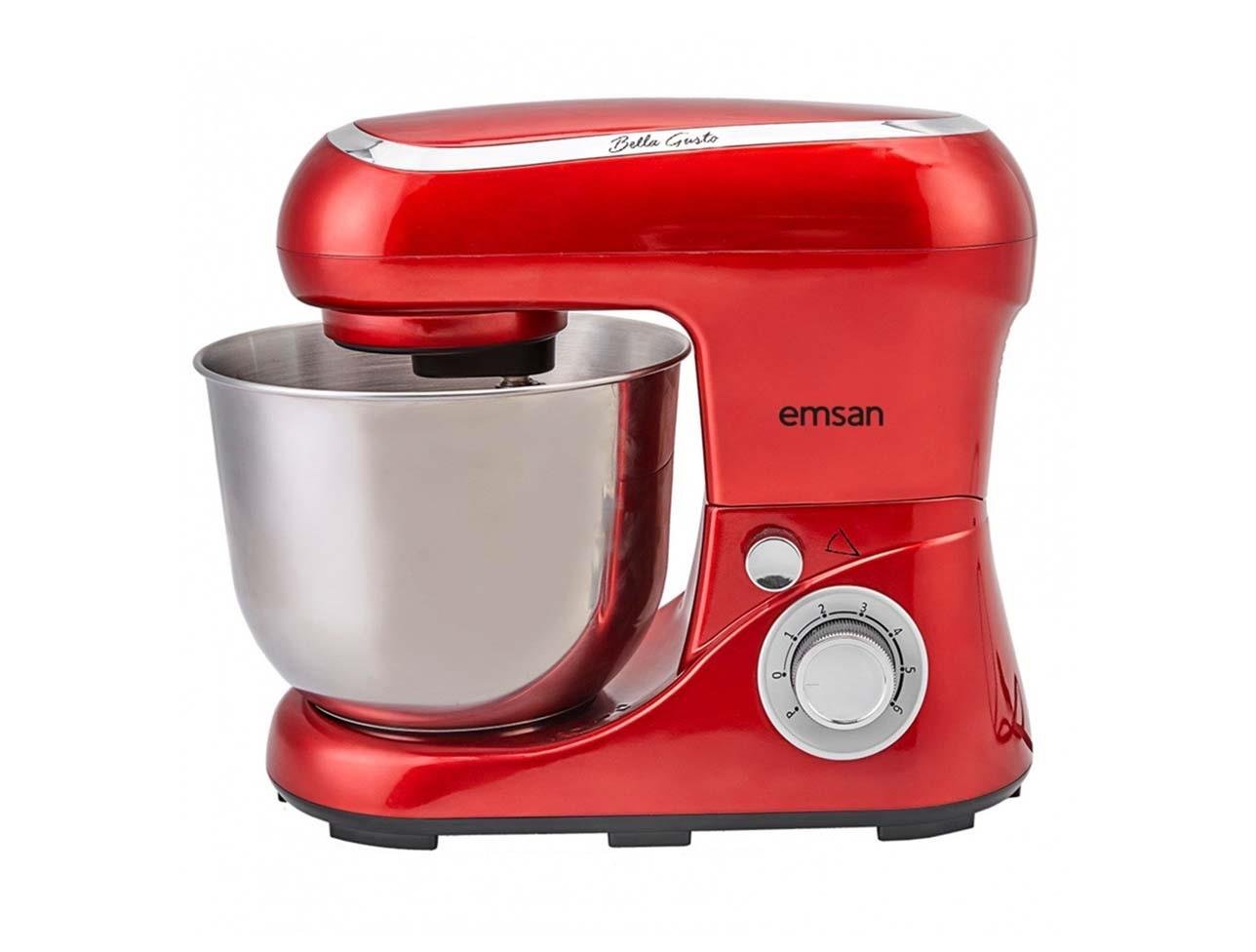 EMSAN BELLA GUSTO STAND MİKSER KIRMIZI