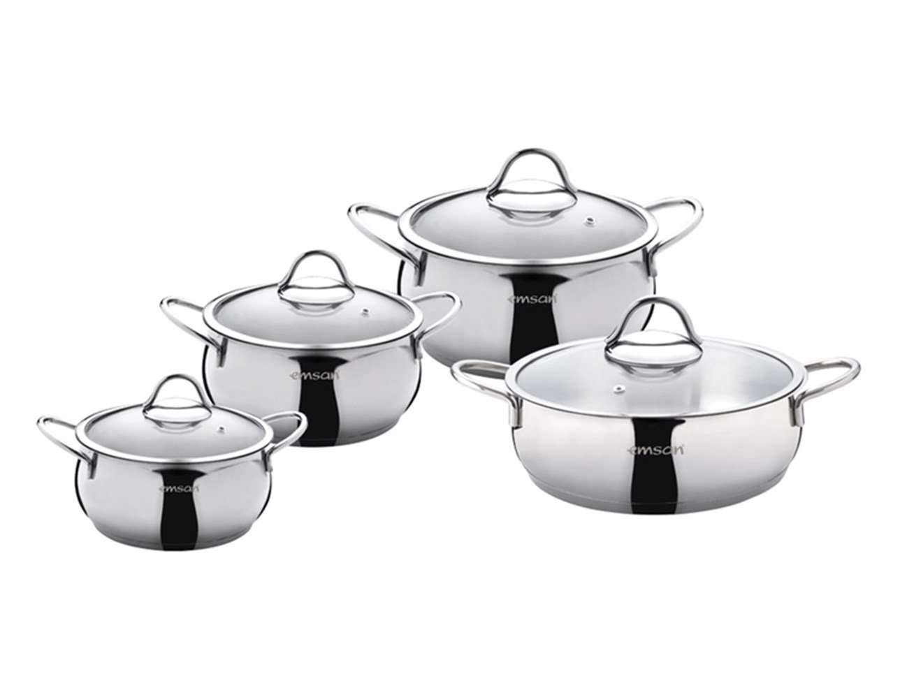 EMSAN CEMRE 8 PRÇ TENCERE SET