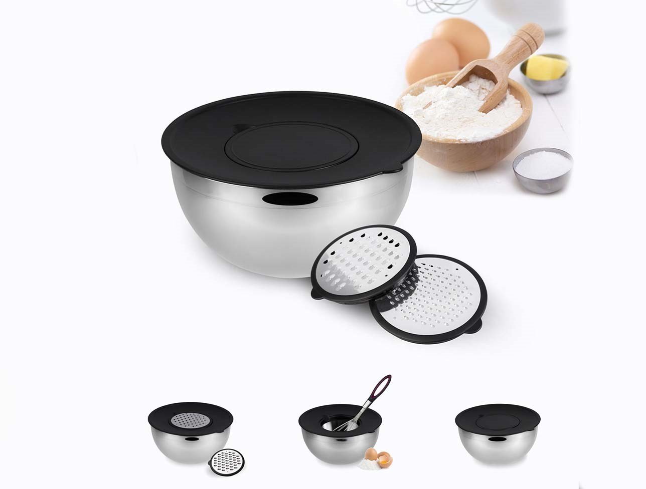 EMSAN DEMRE 3in1 ÇOK AMAÇLI SAKLAMA KABI SİYAH