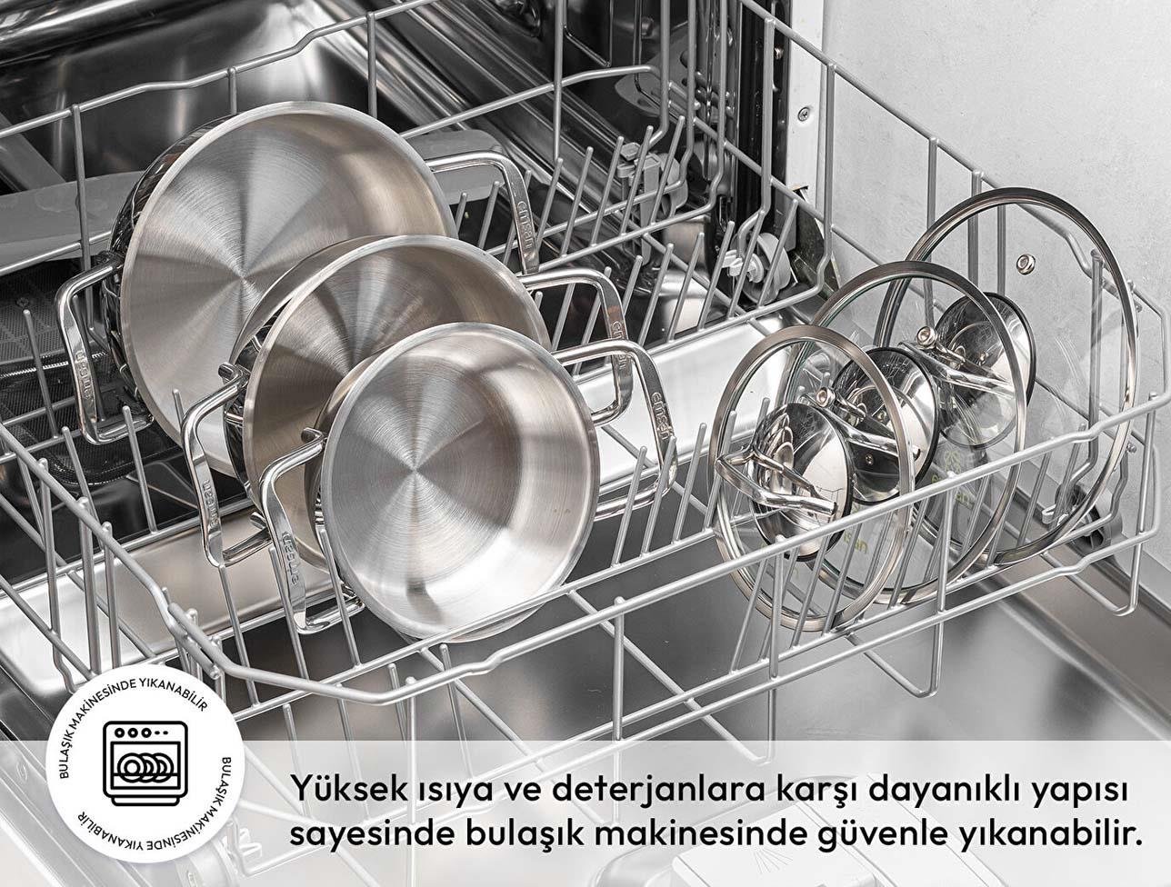 EMSAN DEMRE 6 PARÇA ÇELİK SAHAN SET