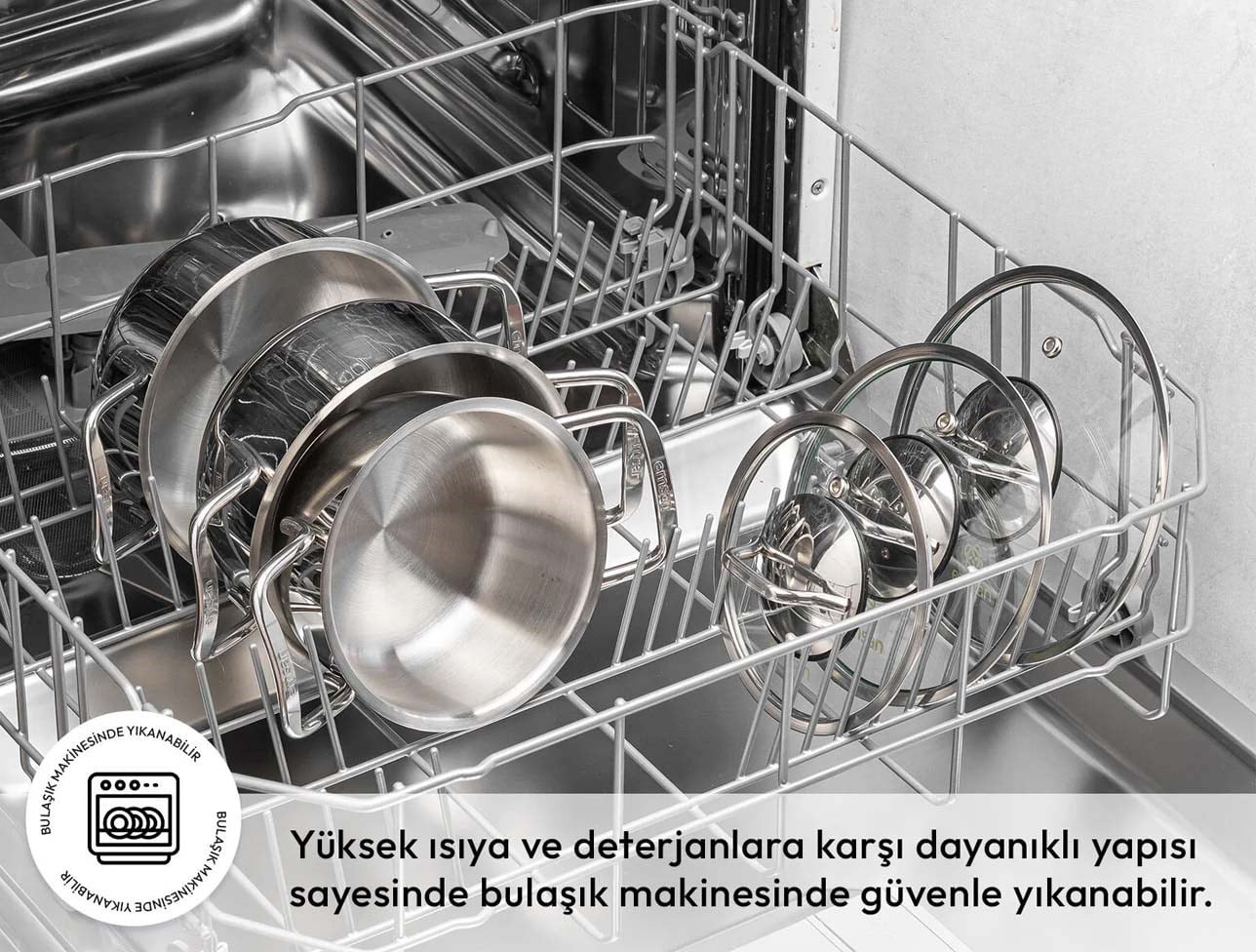 EMSAN DEMRE 6 PARÇA MİDİ TENCERE SETİ