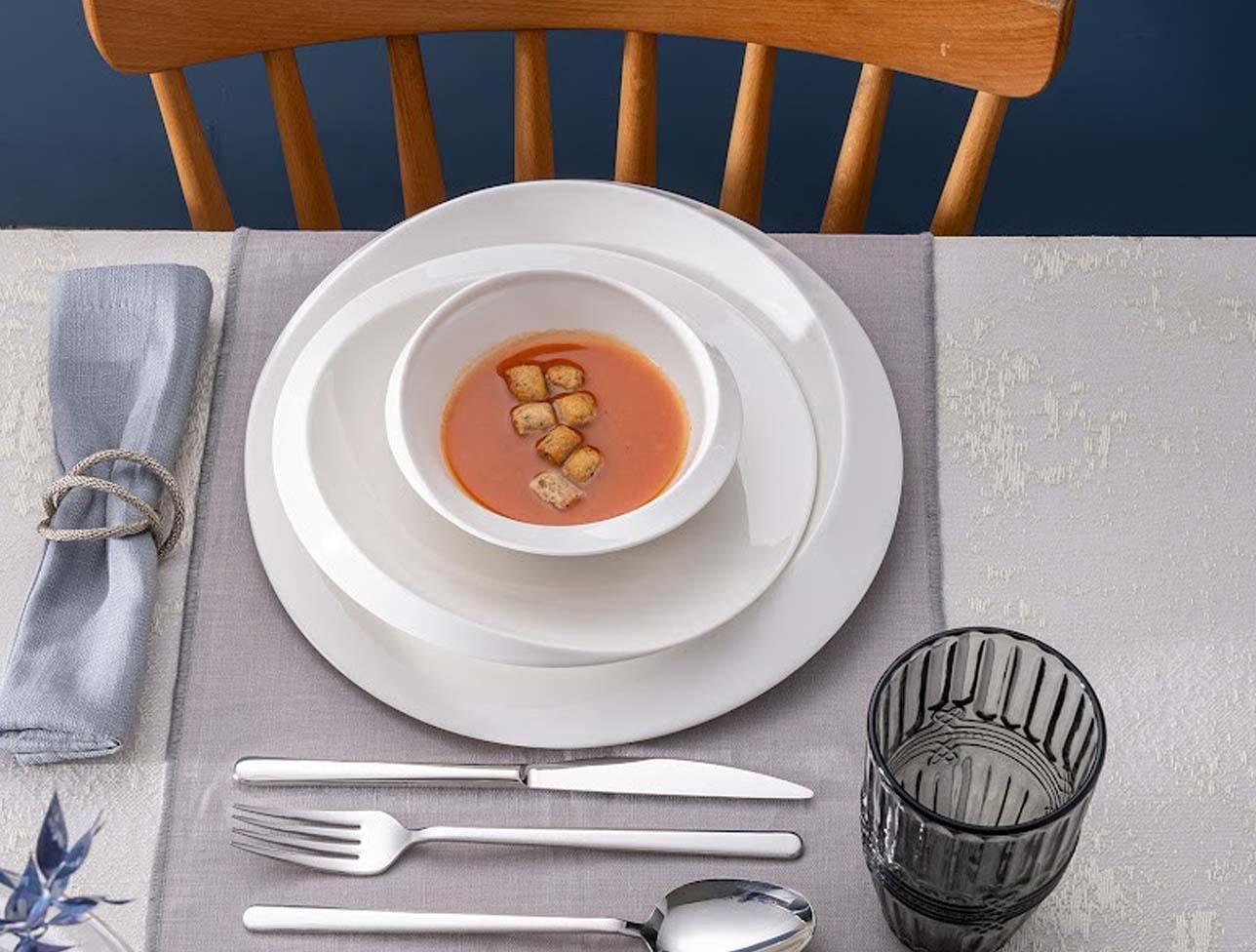 EMSAN EVREN 18 PRÇ 6 KİŞİLİK YMT BEYAZ