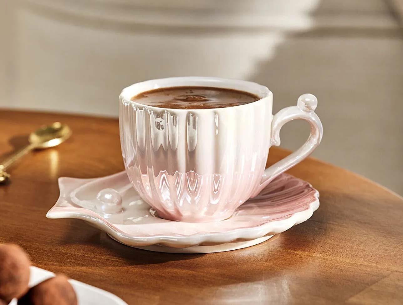 EMSAN İSTİRİDYE KAHVE FİNCAN TK. PEMBE