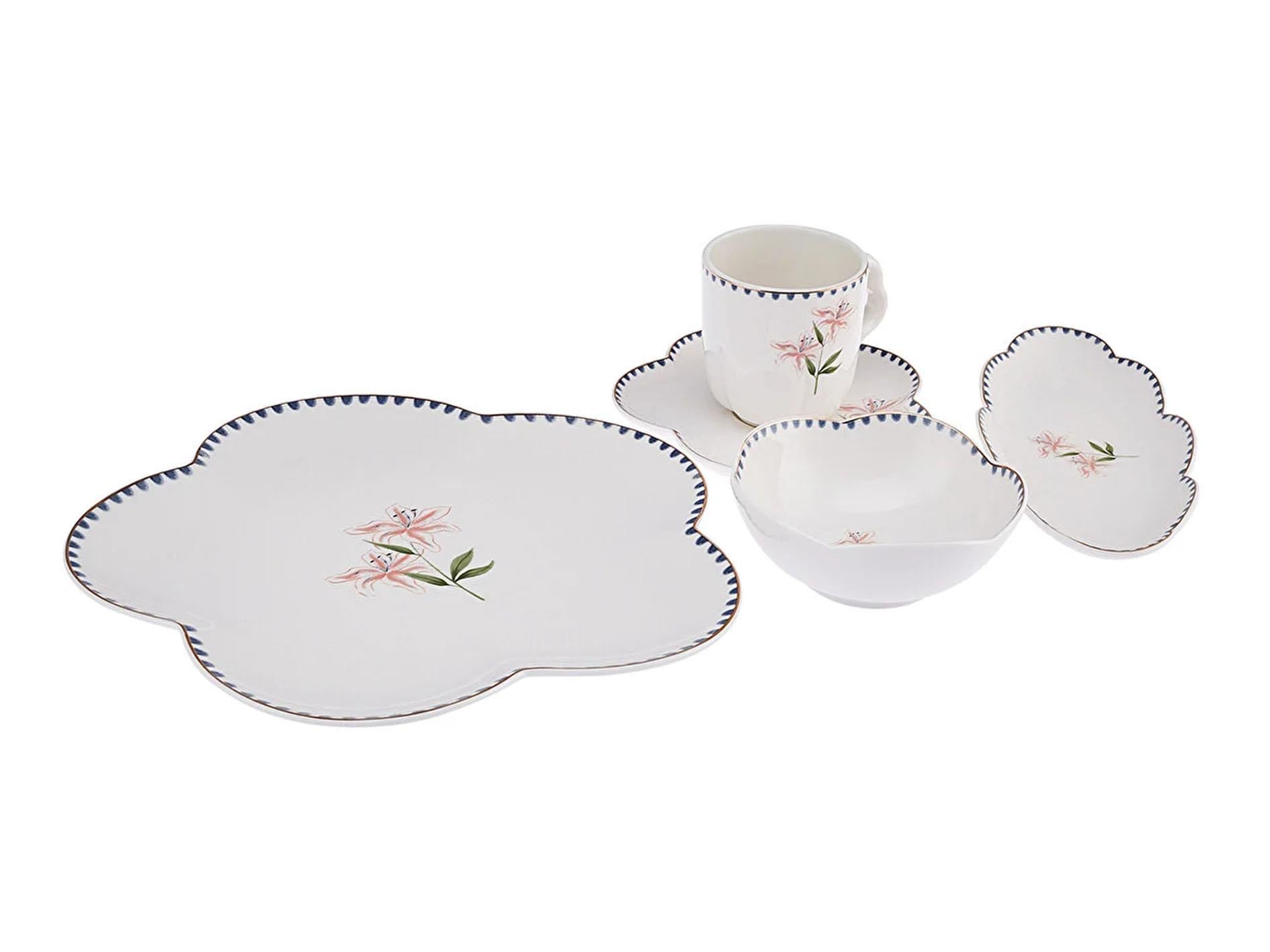 EMSAN LILIUM 32 PRÇ. 6 KİŞİLİK KAHVALTI TAKIMI