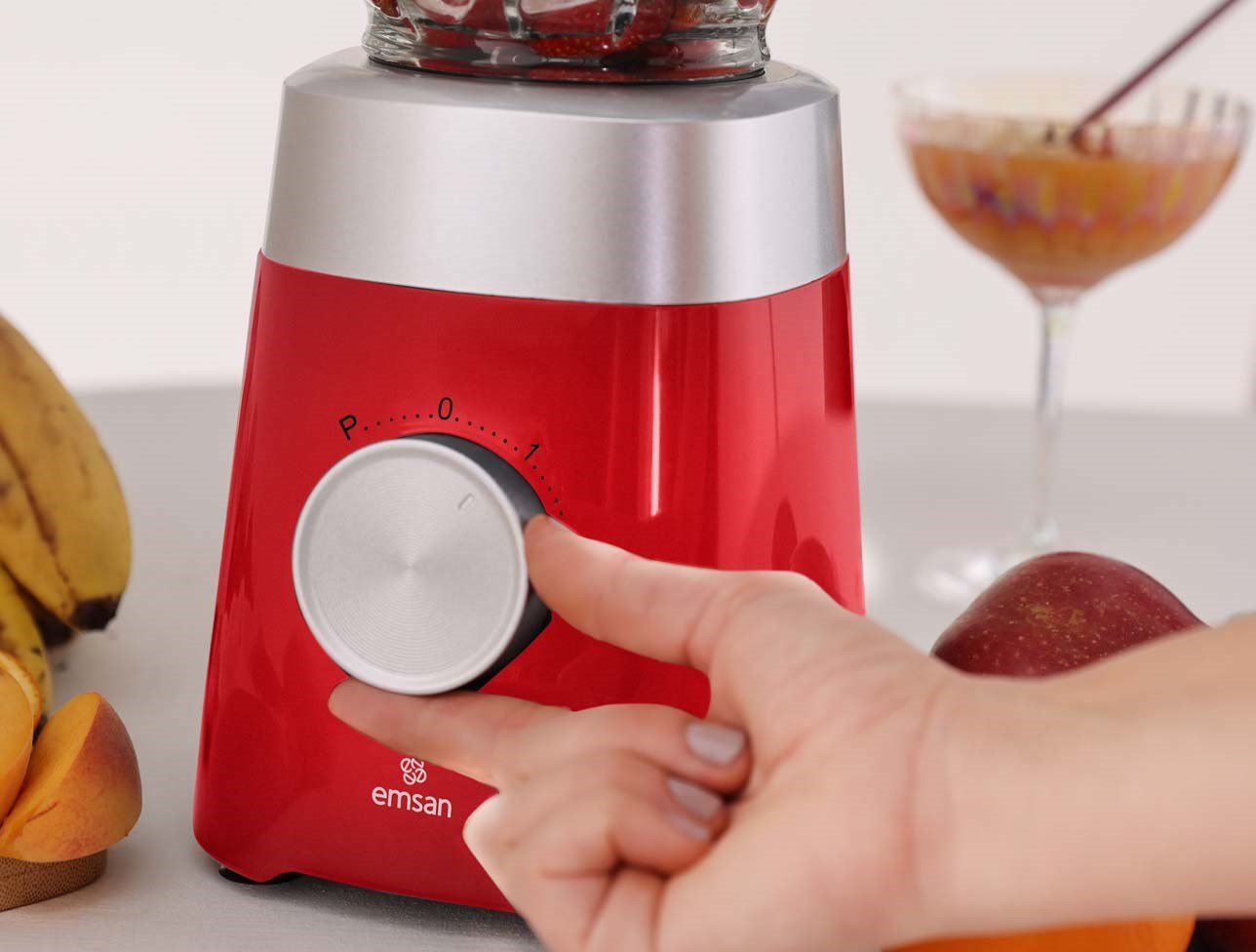 EMSAN MULTİBLEND SMOOTHİE BLENDER RED 1000W