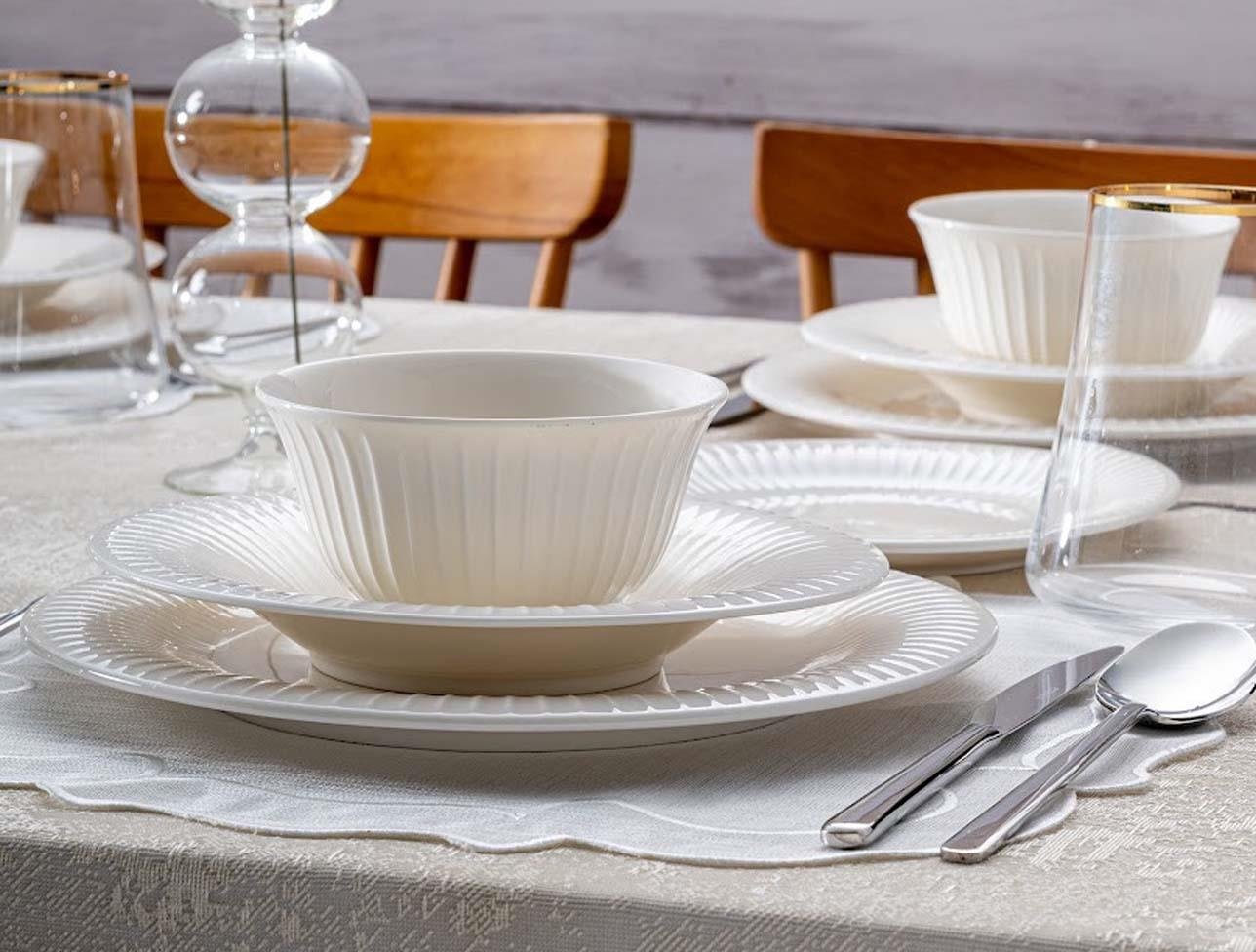 EMSAN SOHO 24 PRÇ 6 KİŞİLİK YMT BEYAZ