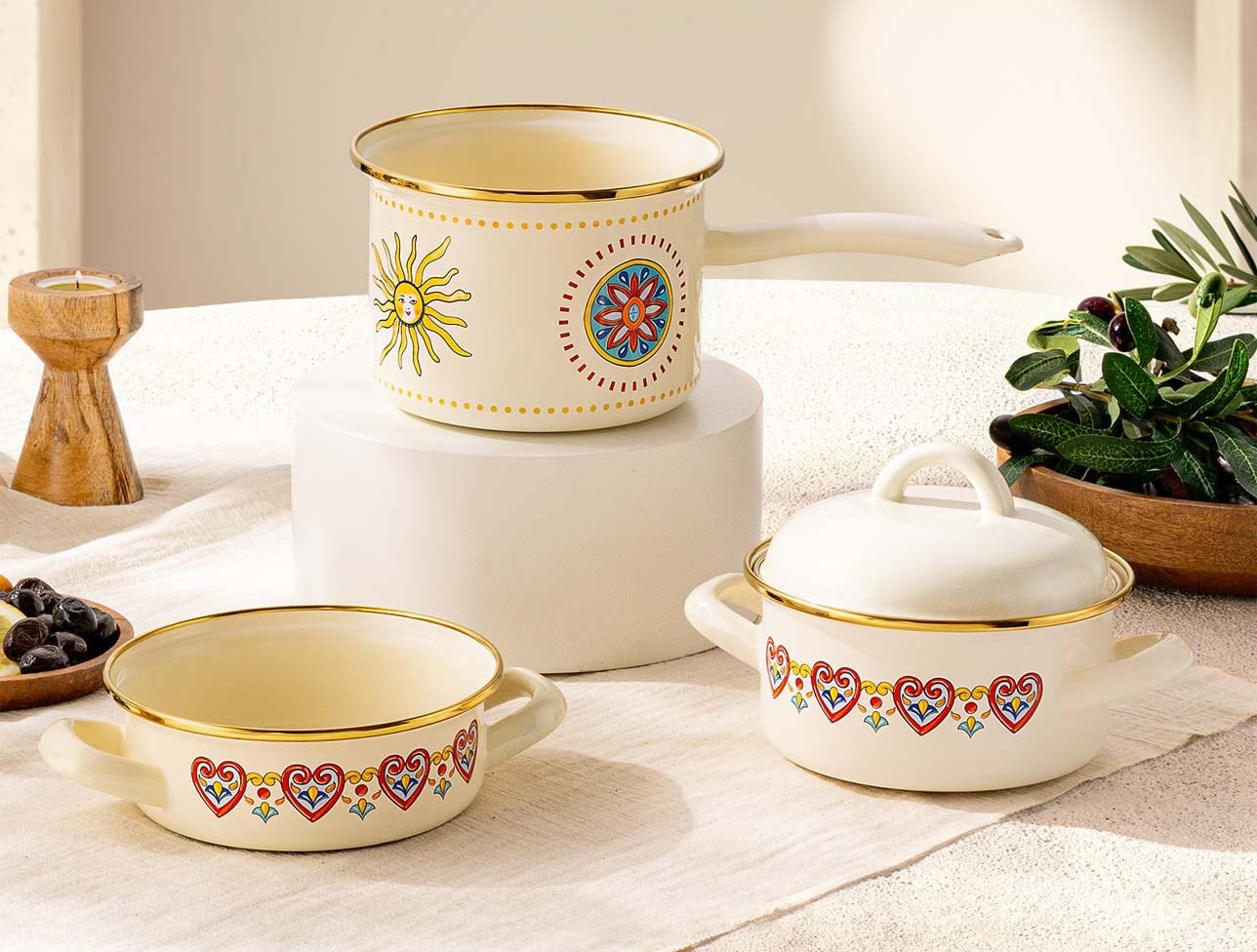 EMSAN SOLEMAR EMAYE 14 CM MİDİ MULTİCOLOR