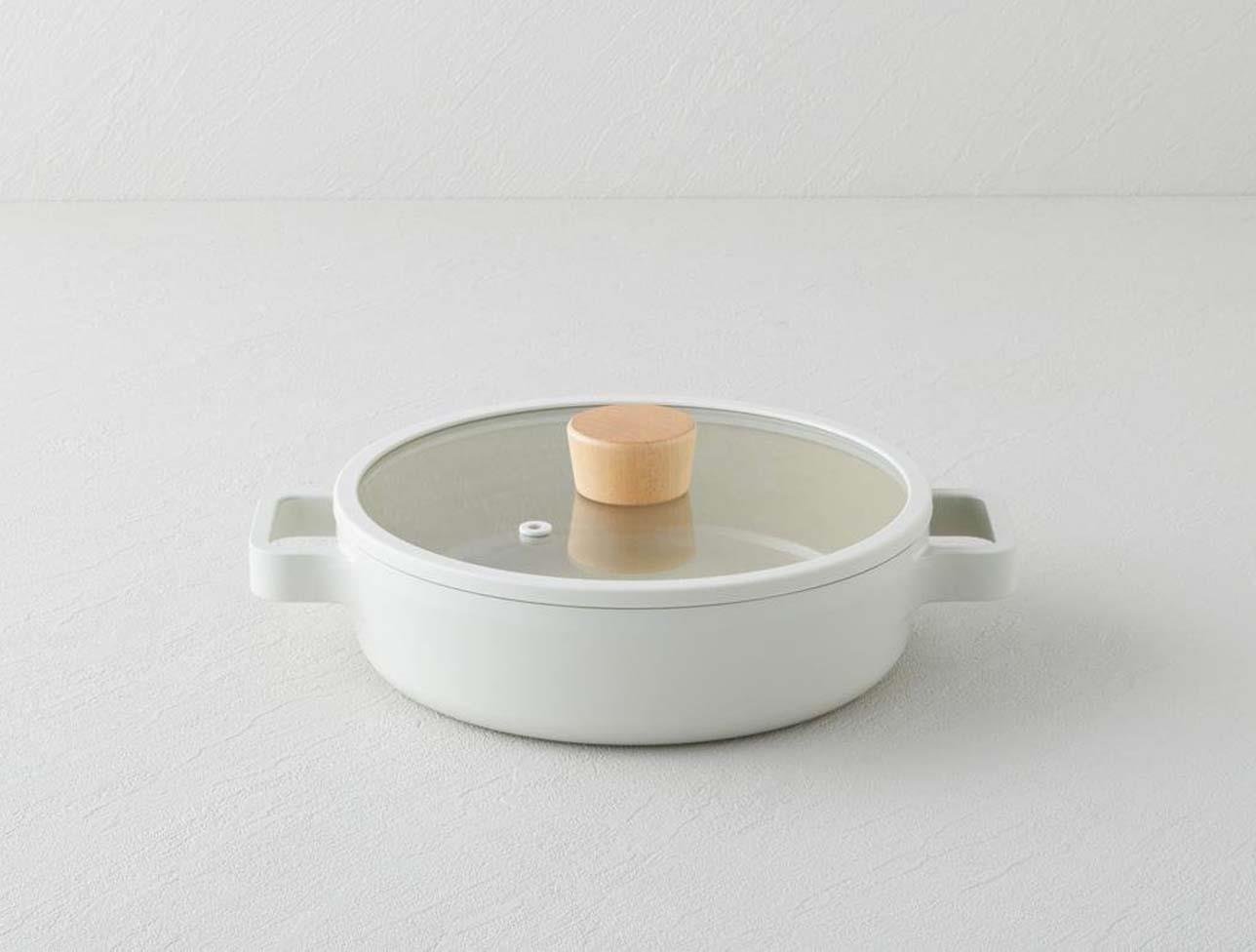 FİKA CAM KAPAKLI ALÜMİNYUM SAHAN 20CM BEJ