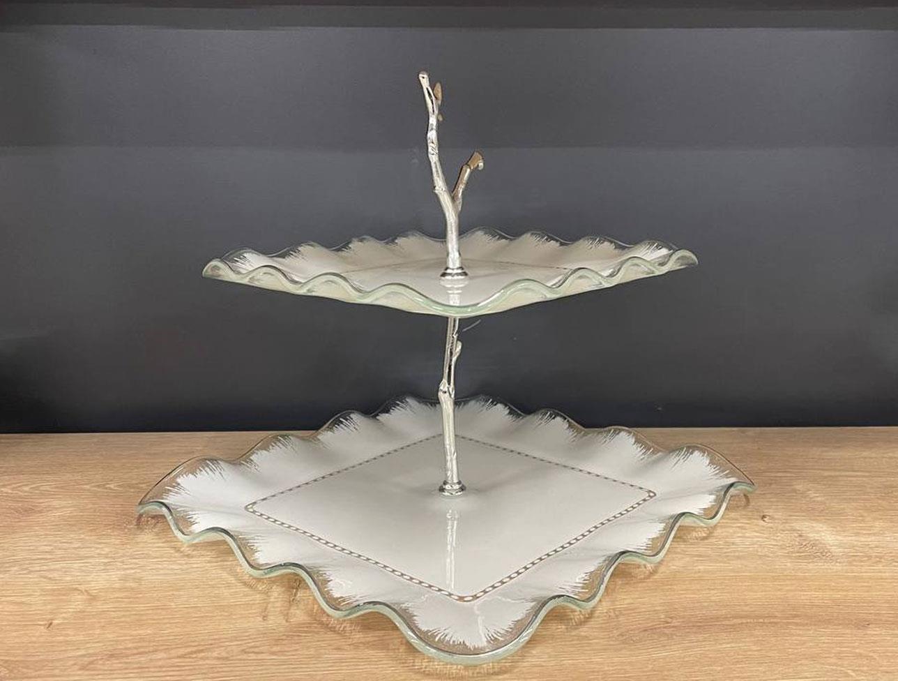 GLORE KARE LATTE ŞEFFAF PLATİN KATLI KURABİYELİK