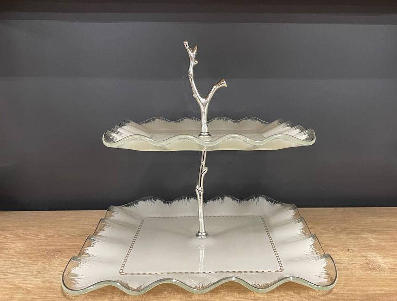 GLORE KARE LATTE ŞEFFAF PLATİN KATLI KURABİYELİK