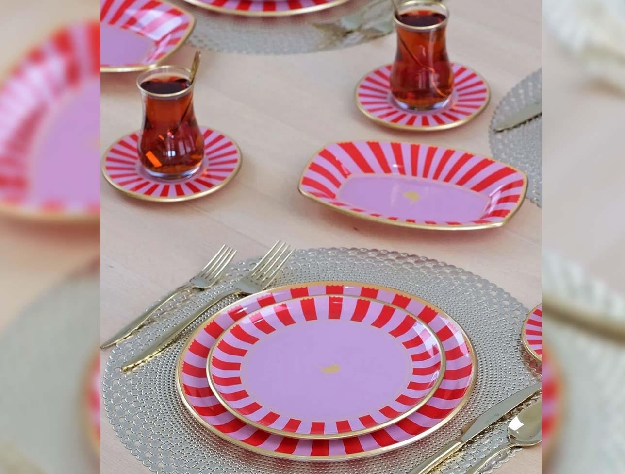 GLORE PİNK LİNE MAT 27 PARÇA TEA TİME