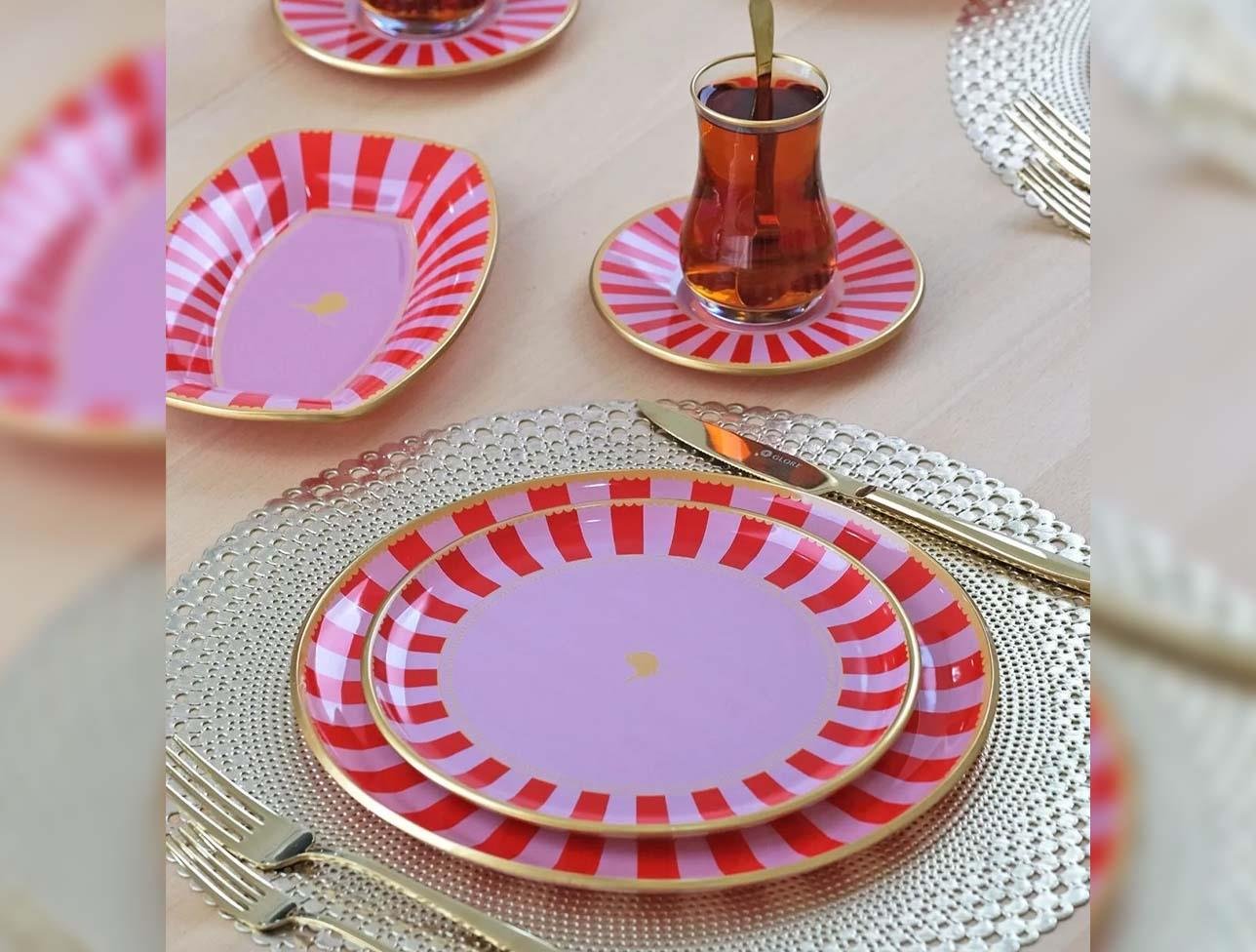 GLORE PİNK LİNE MAT 27 PARÇA TEA TİME