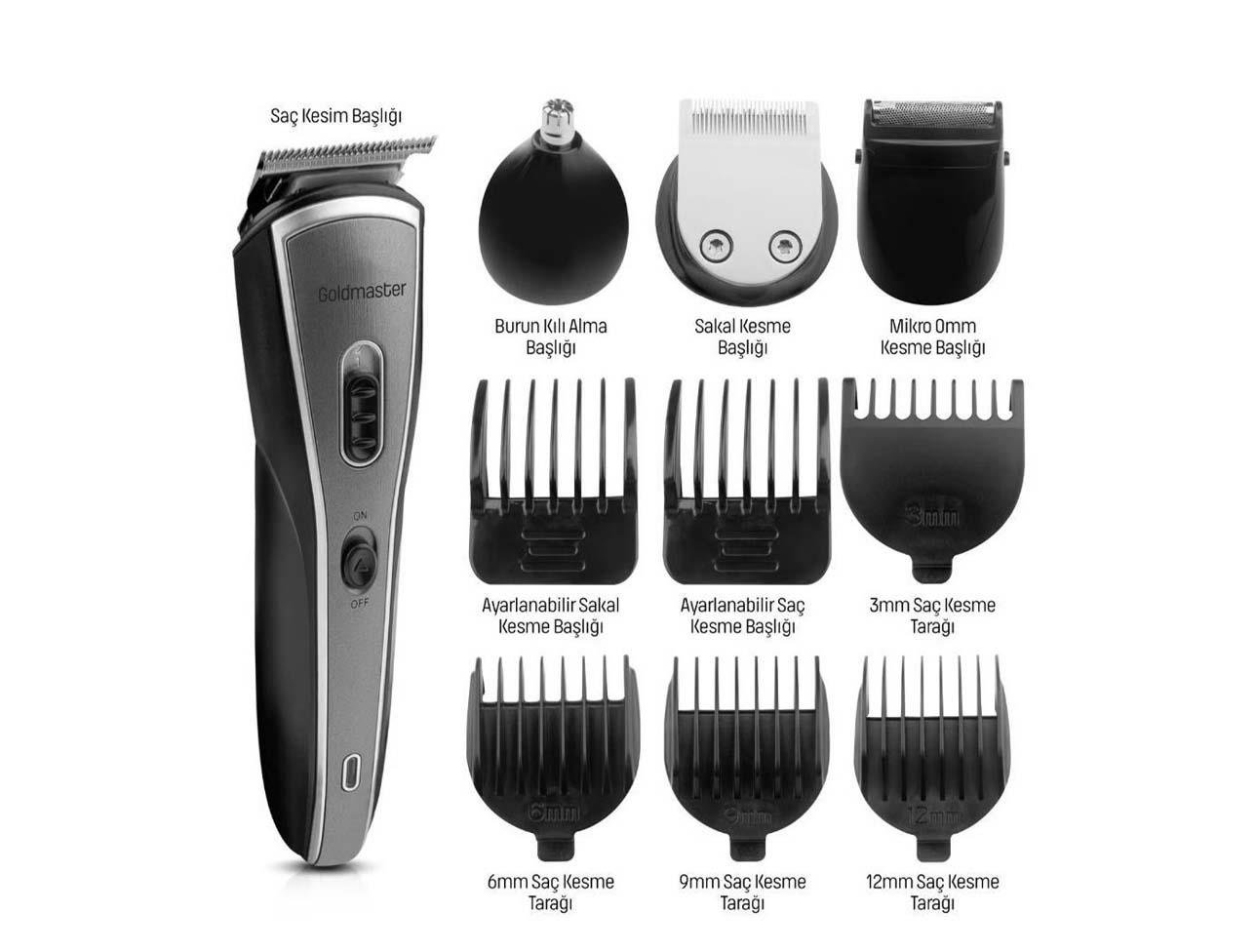 GOLDMASTER POWER IN-6100 ERKEK BAKIM SETİ