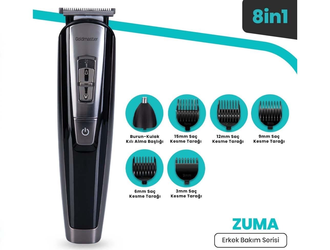 GOLDMASTER ZUMA GM-8109 ERKEK BAKIM SETİ